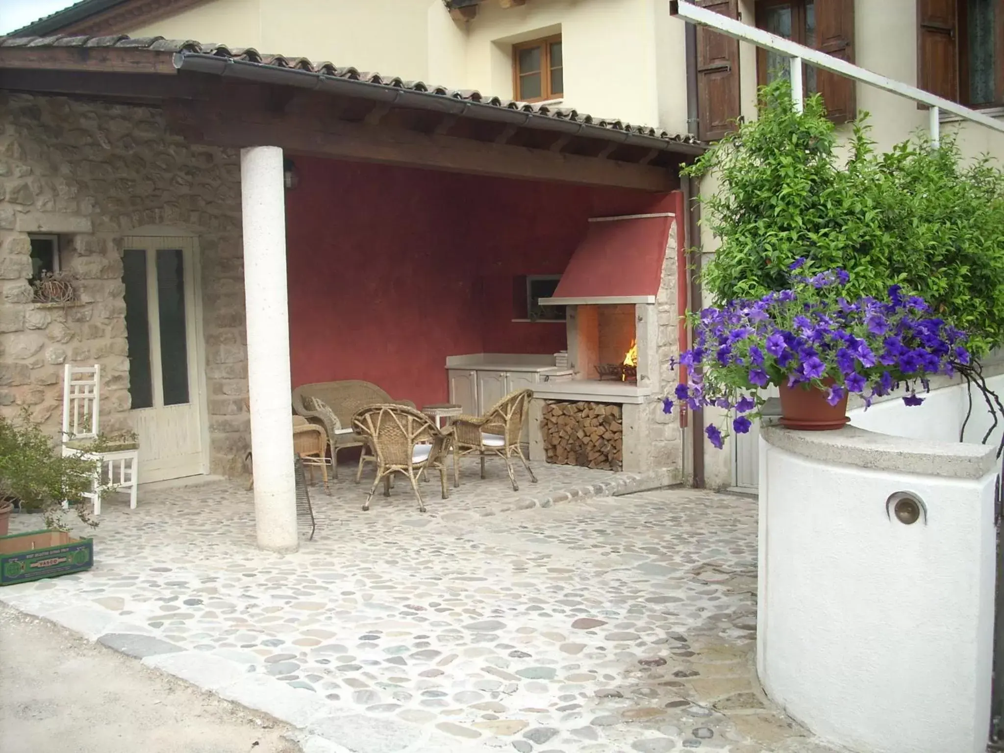 Seating area in B&B Ernestina