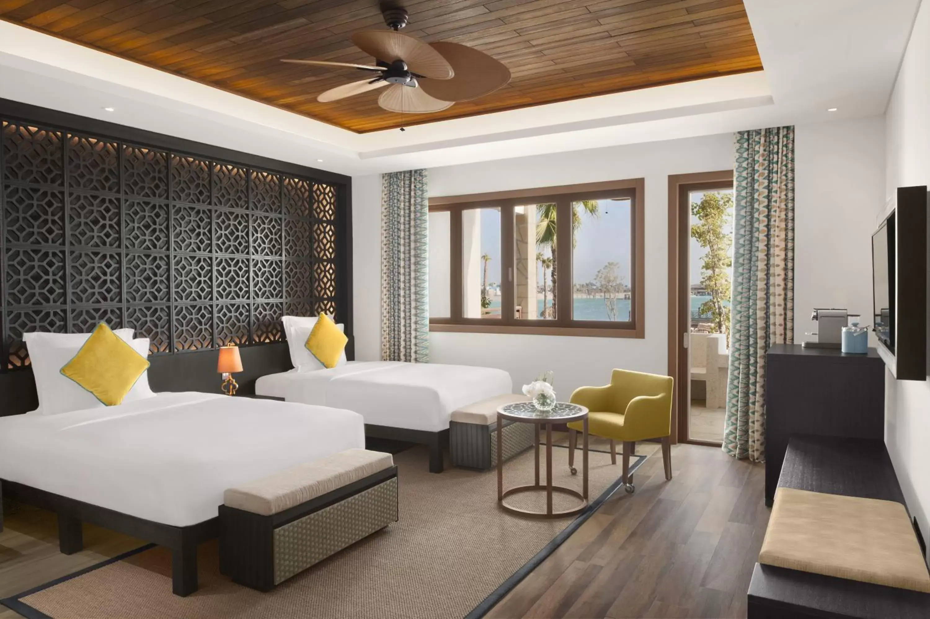 Bedroom in Banana Island Resort Doha by Anantara