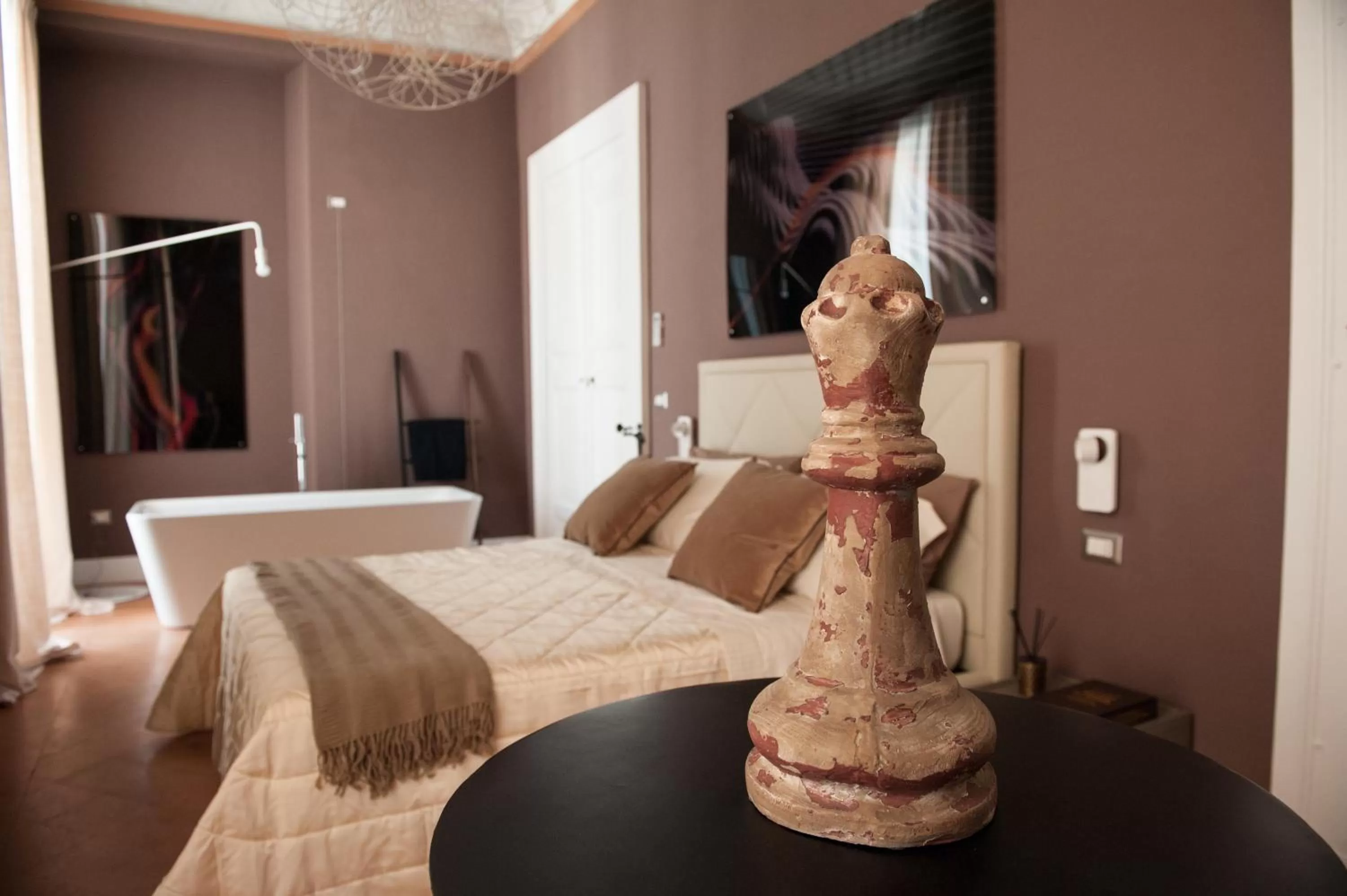 Bed in Palazzo Cannavina Suite & Private SPA