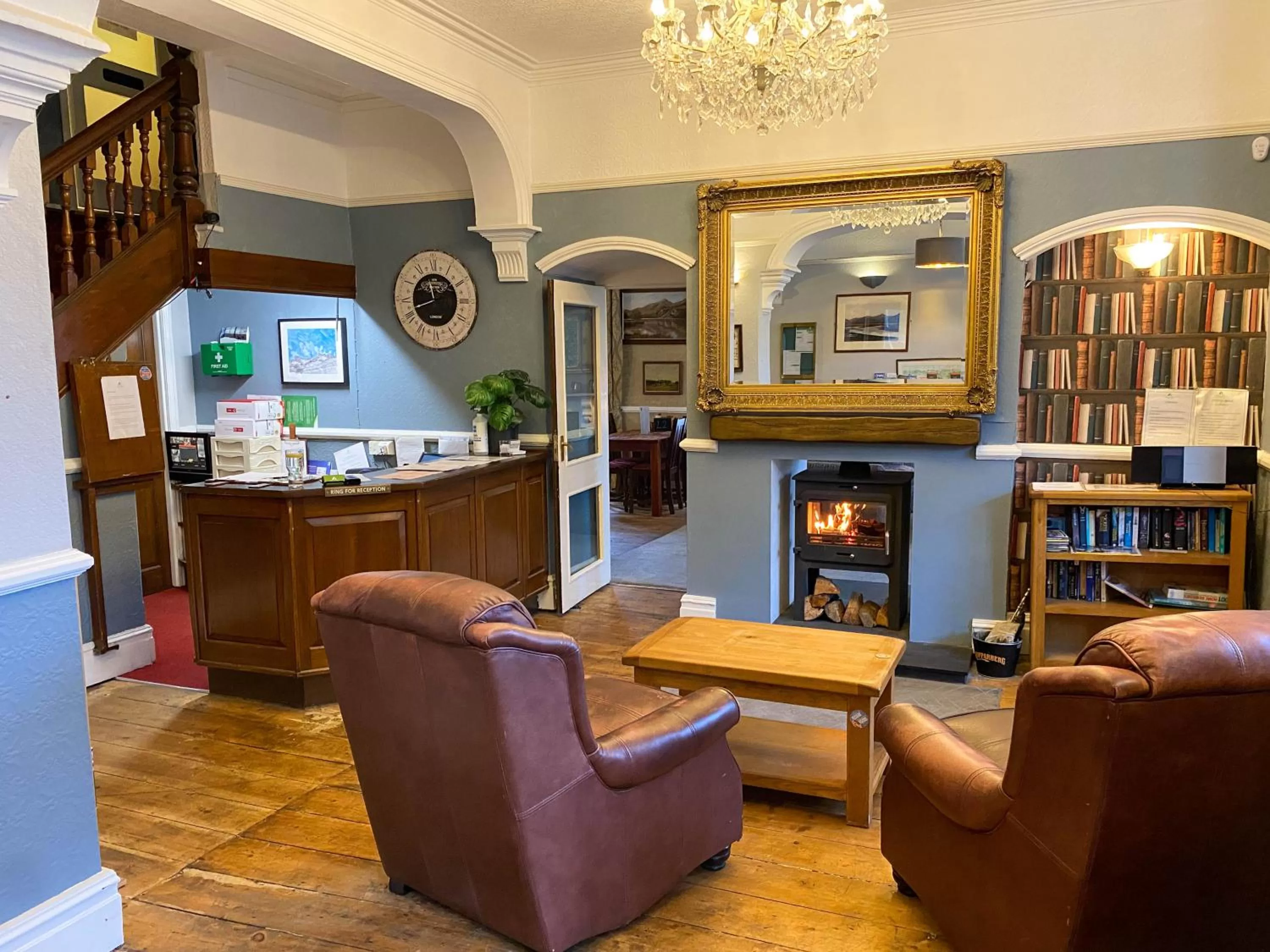 Lobby or reception in Glan Aber Hotel