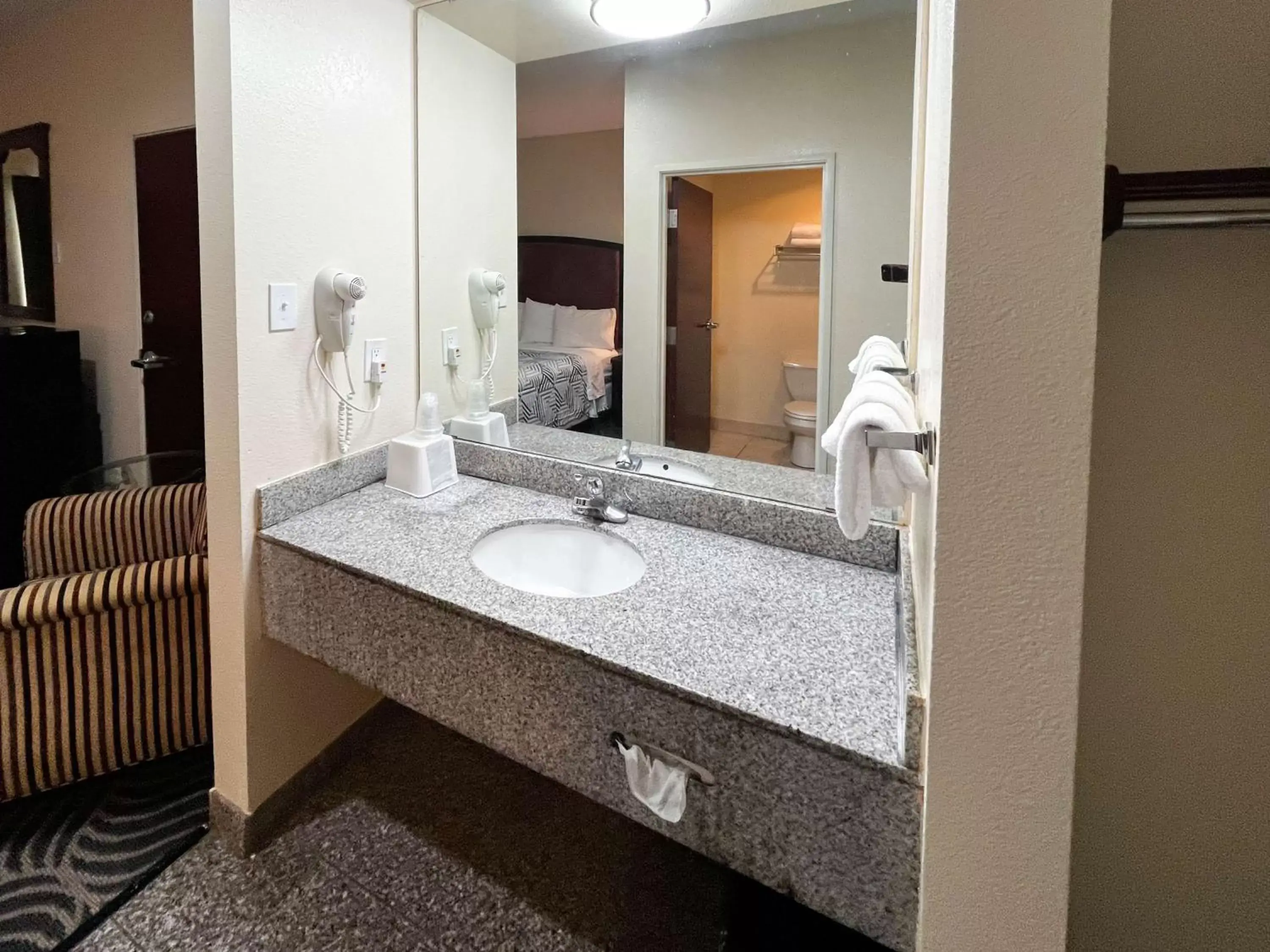 Photo of the whole room, Bathroom in Executive Inn & Suites Breaux Bridge, LA