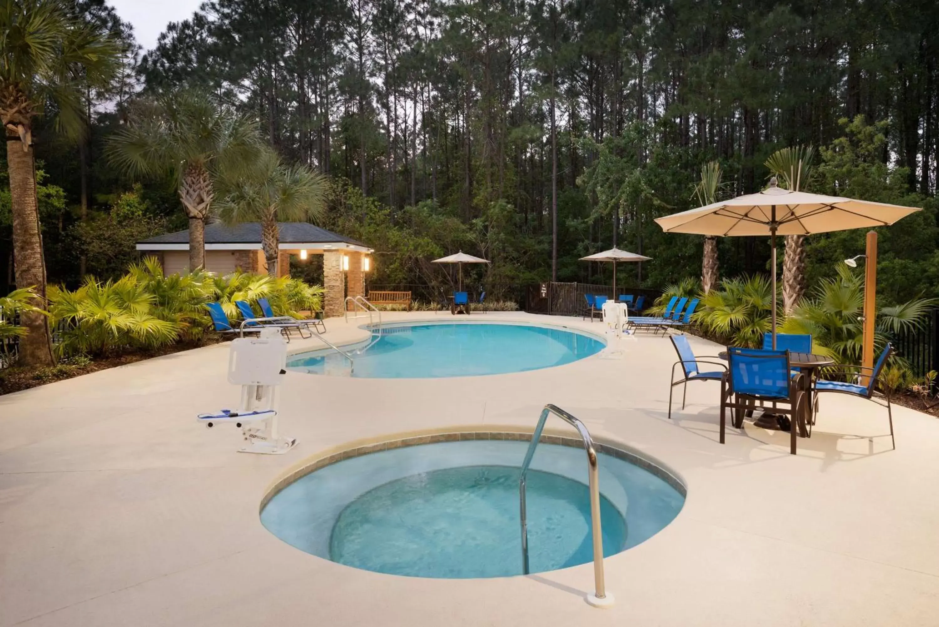 Pool view, Swimming Pool in Homewood Suites Jacksonville Deerwood Park
