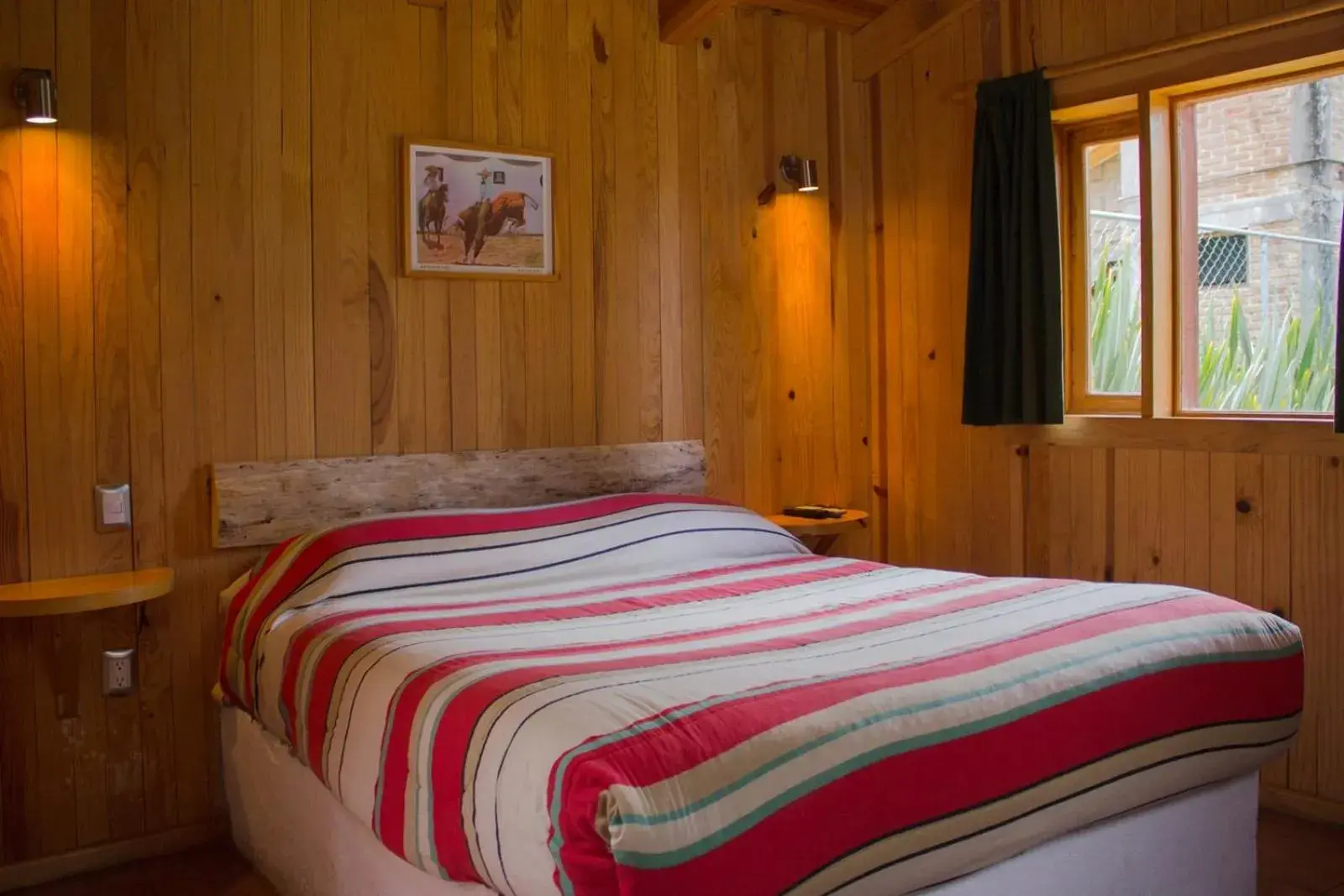 Photo of the whole room, Bed in Cabañas El Estribo Hotel