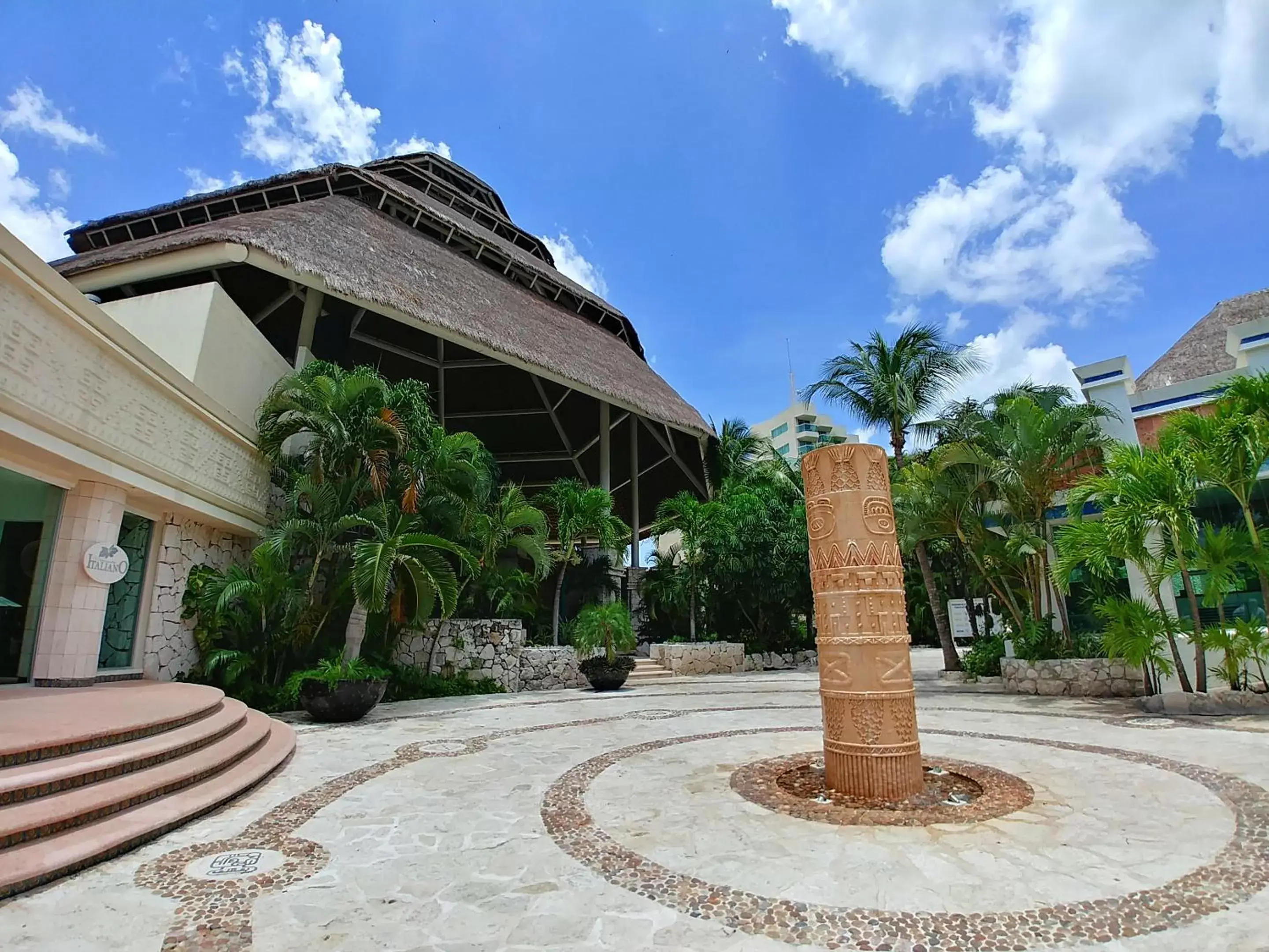 Decorative detail, Property Building in Grand Park Royal Cozumel