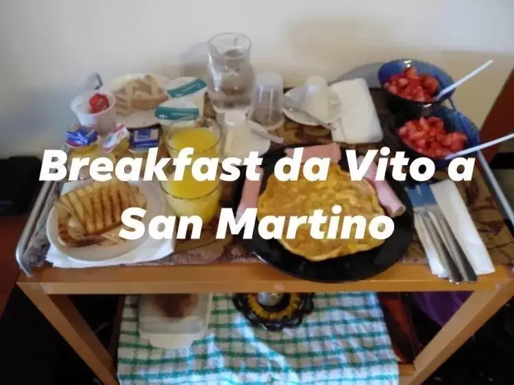 Breakfast in B&B Da Vito a San Martino