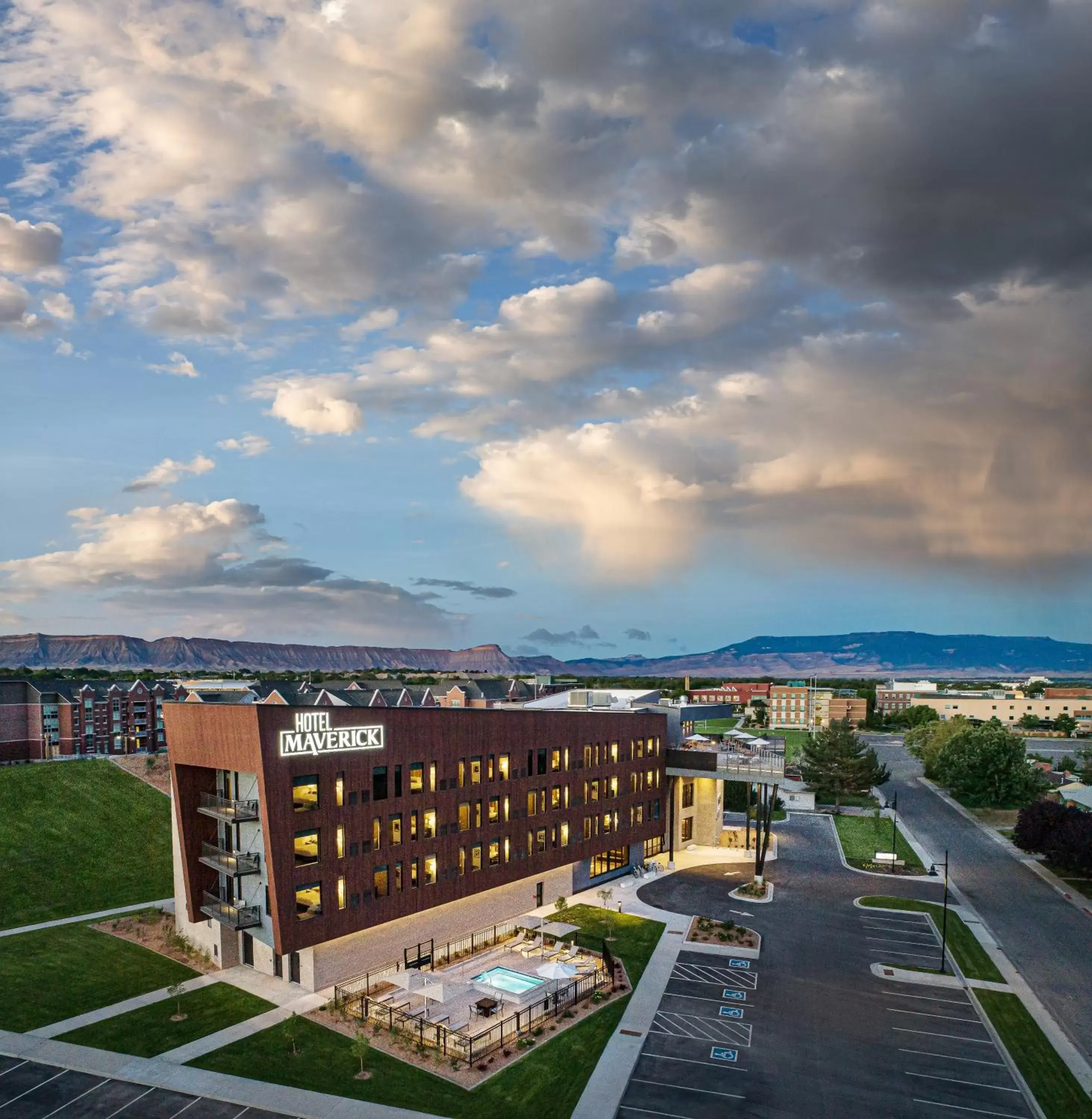 Bird's eye view in Hotel Maverick