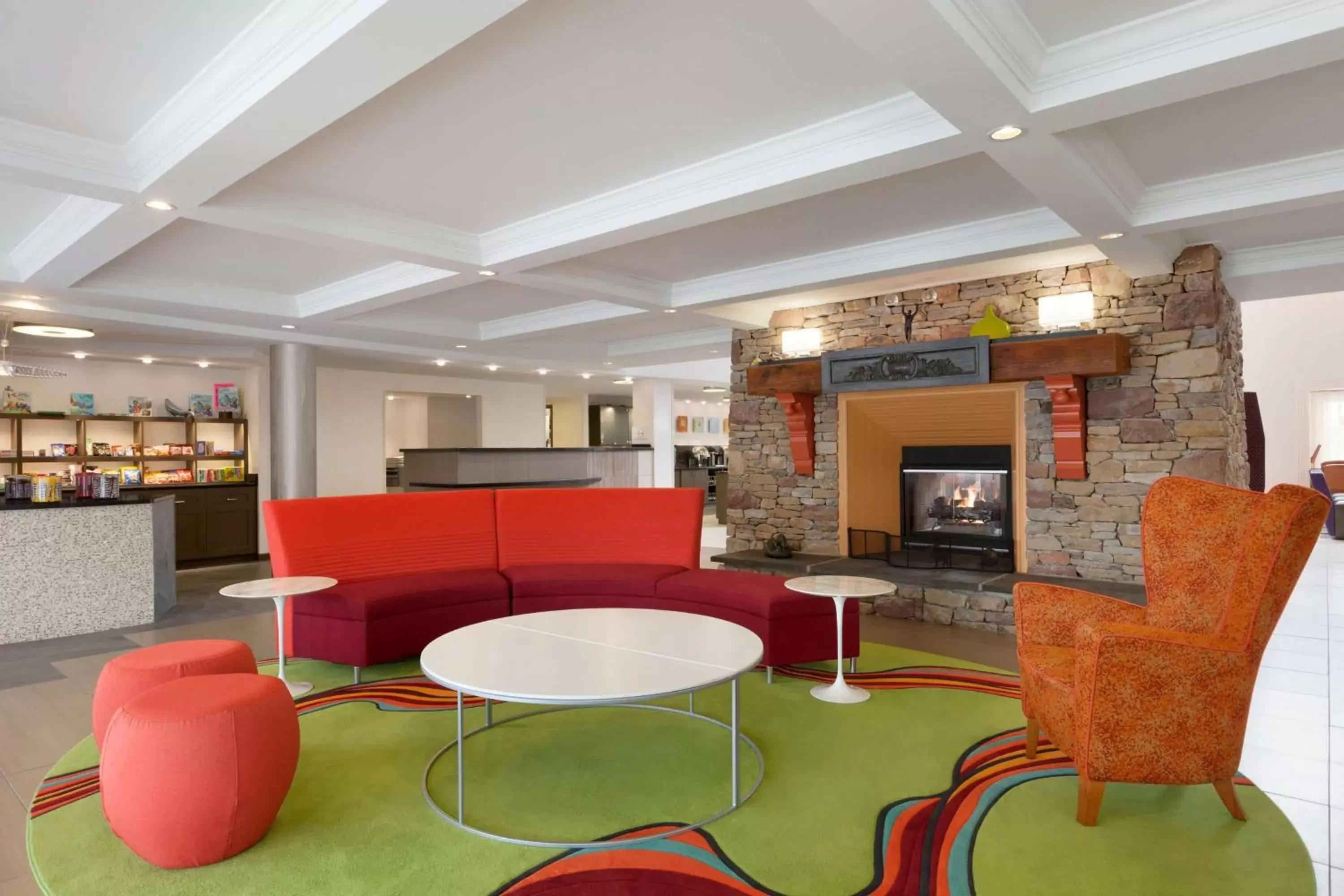 Lobby or reception, Lounge/Bar in Homewood Suites Harrisburg-West Hershey Area