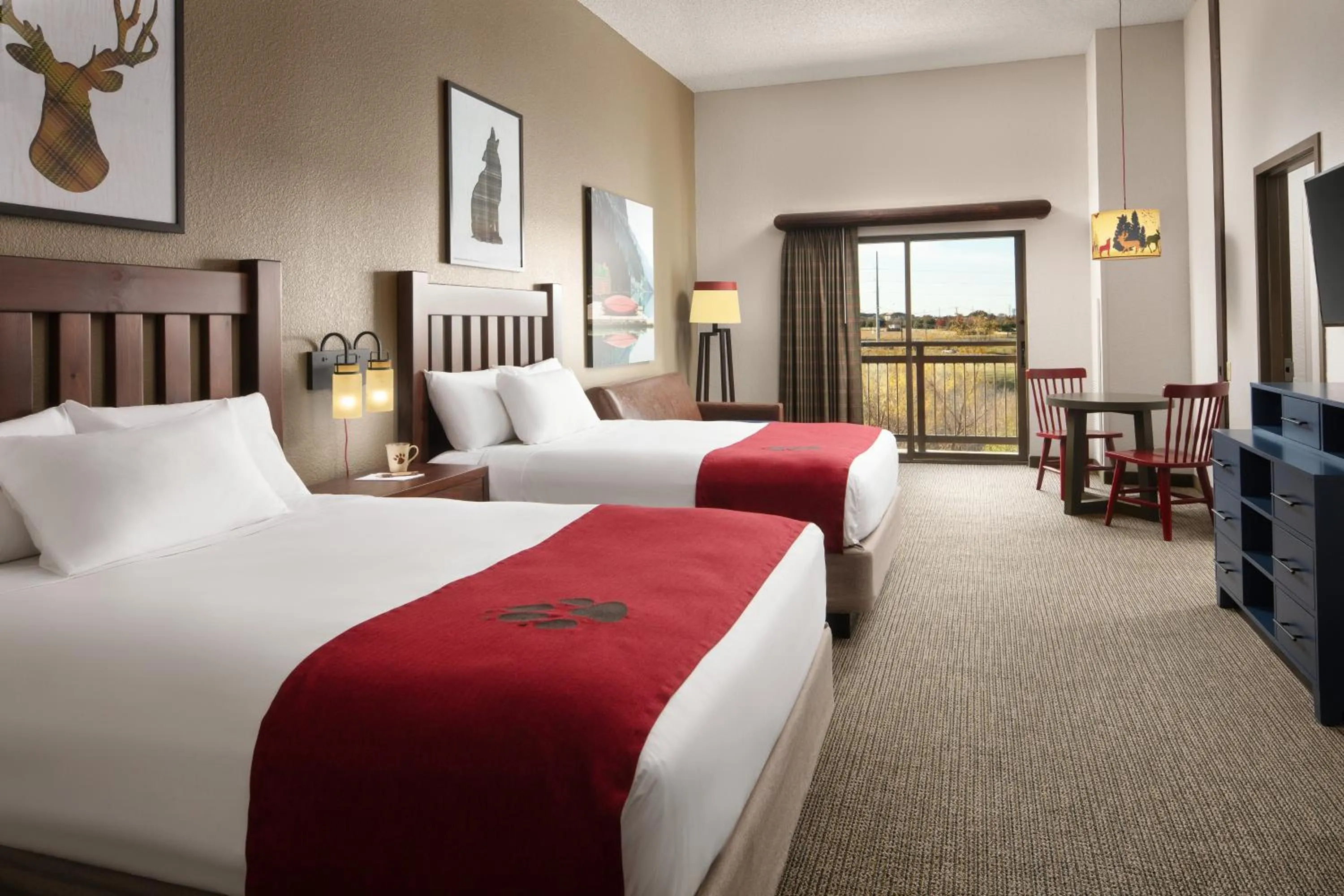 Bed in Great Wolf Lodge Grapevine