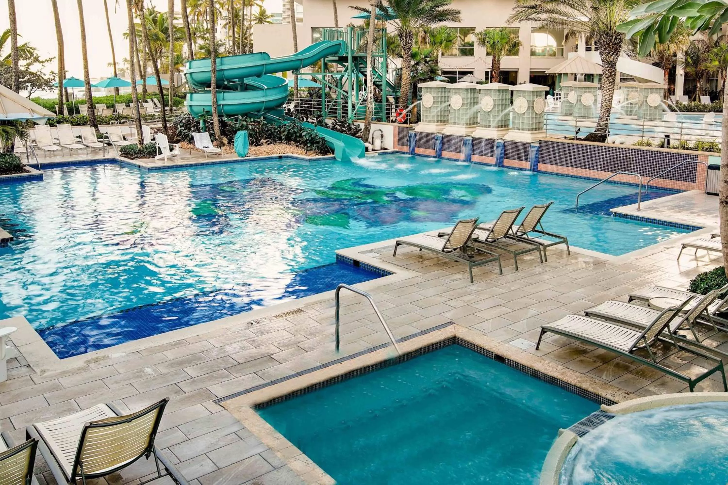 Swimming pool in San Juan Marriott Resort and Stellaris Casino