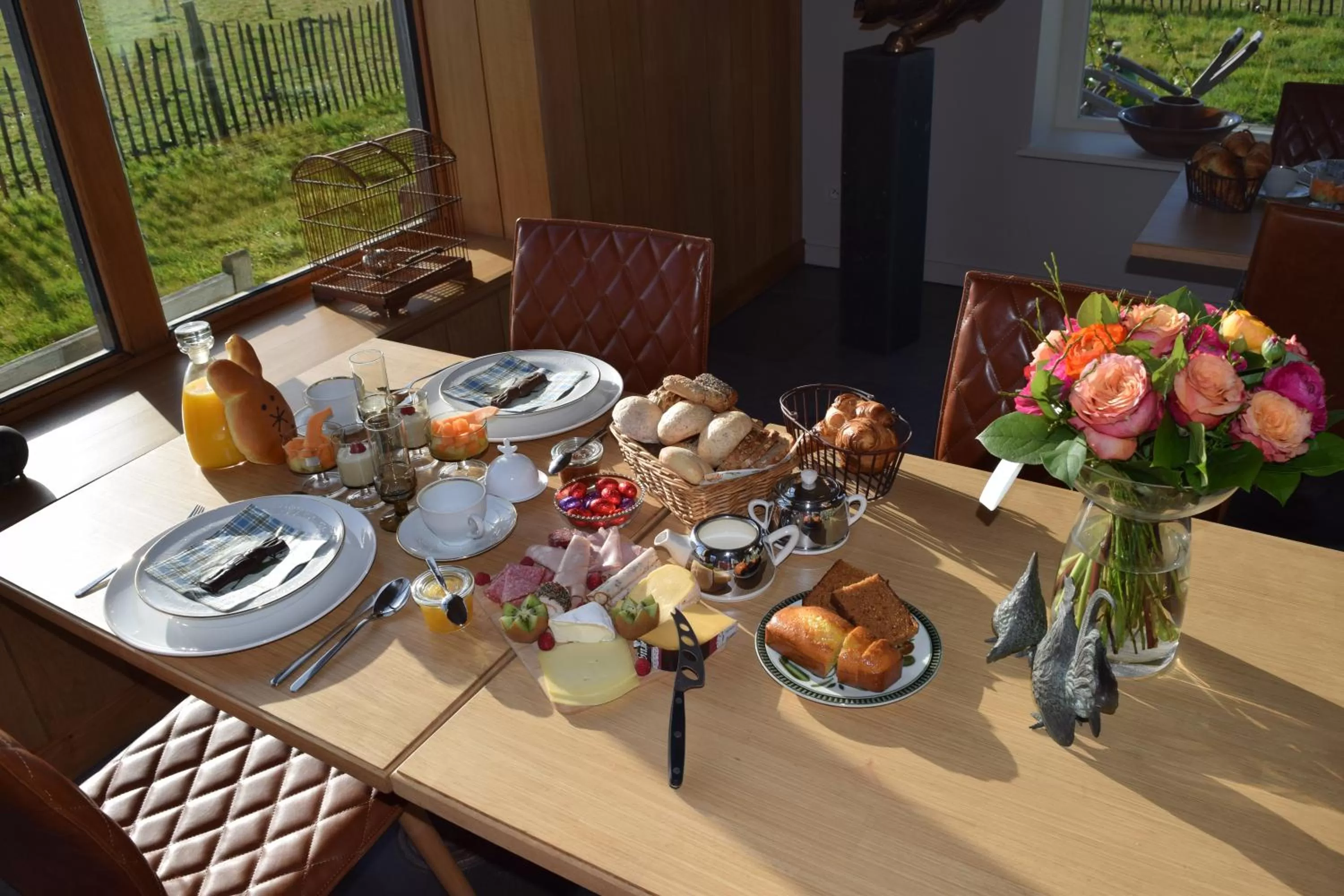 Continental breakfast in B&B De Vossenbarm