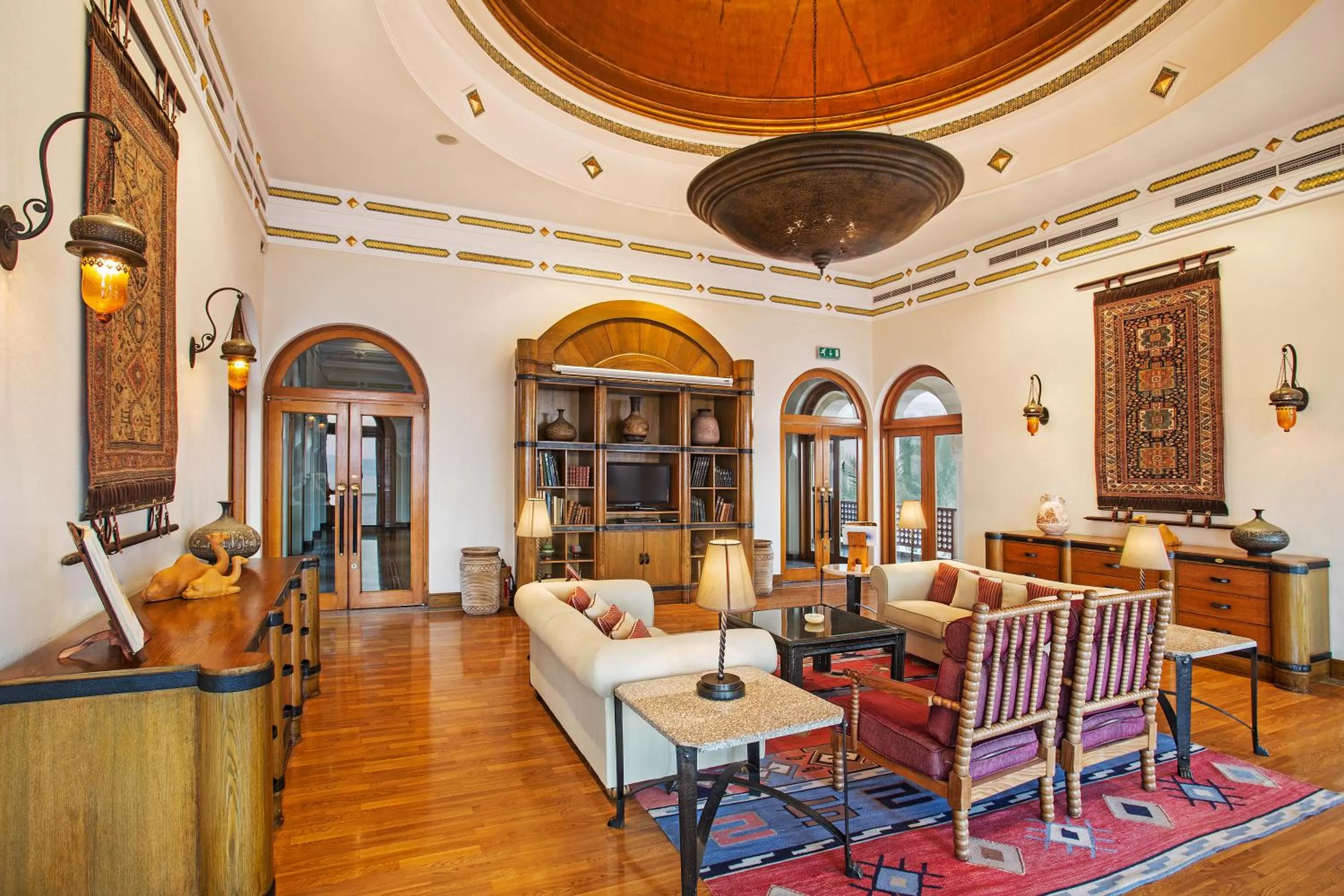 Library in The Oberoi Beach Resort, Sahl Hasheesh