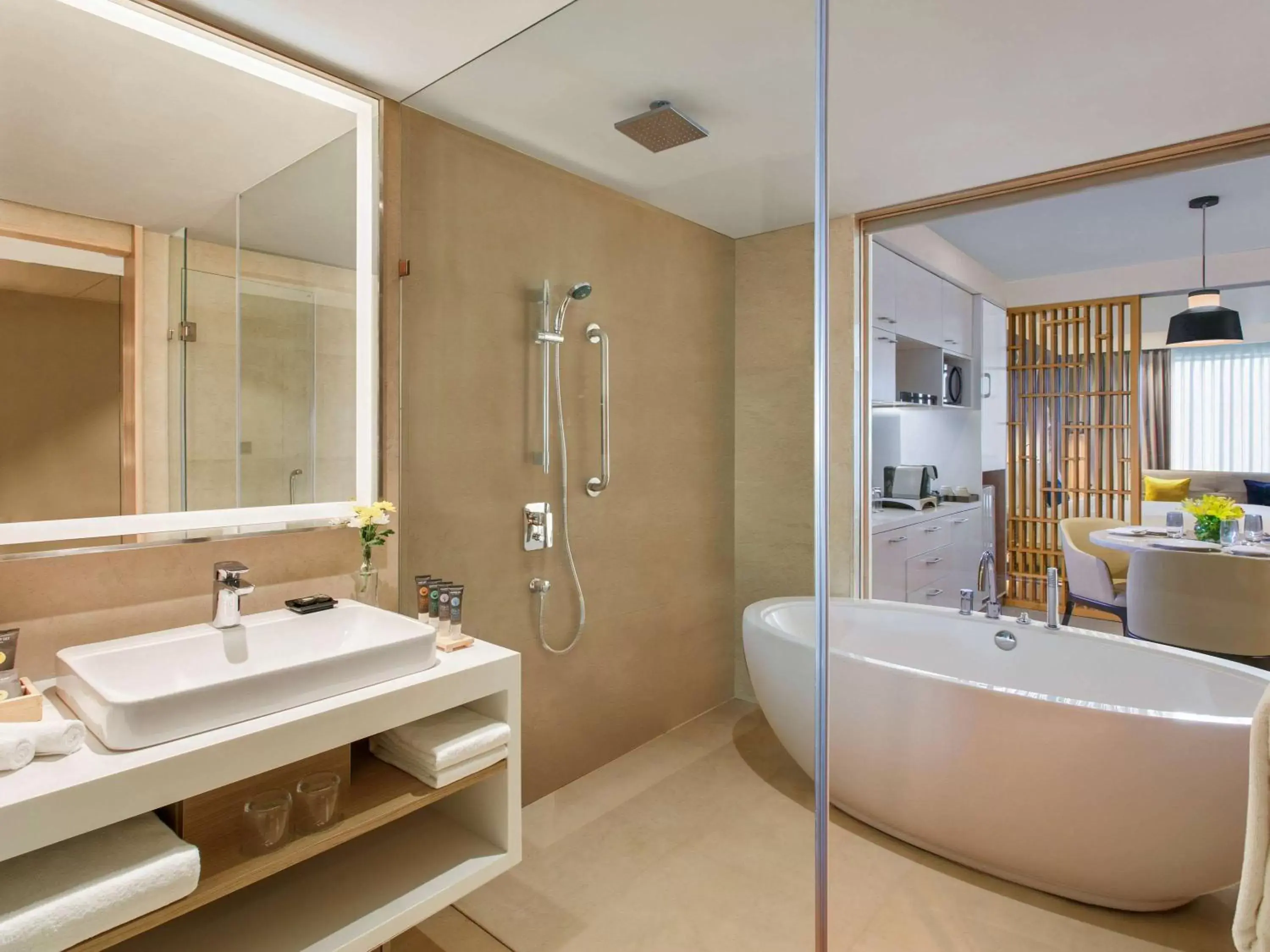 Photo of the whole room, Bathroom in Novotel Ahmedabad