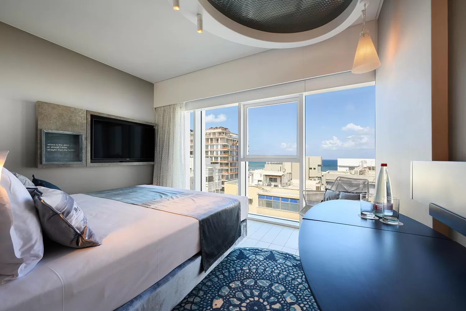 Photo of the whole room, Bed in Port Tower by Isrotel Design