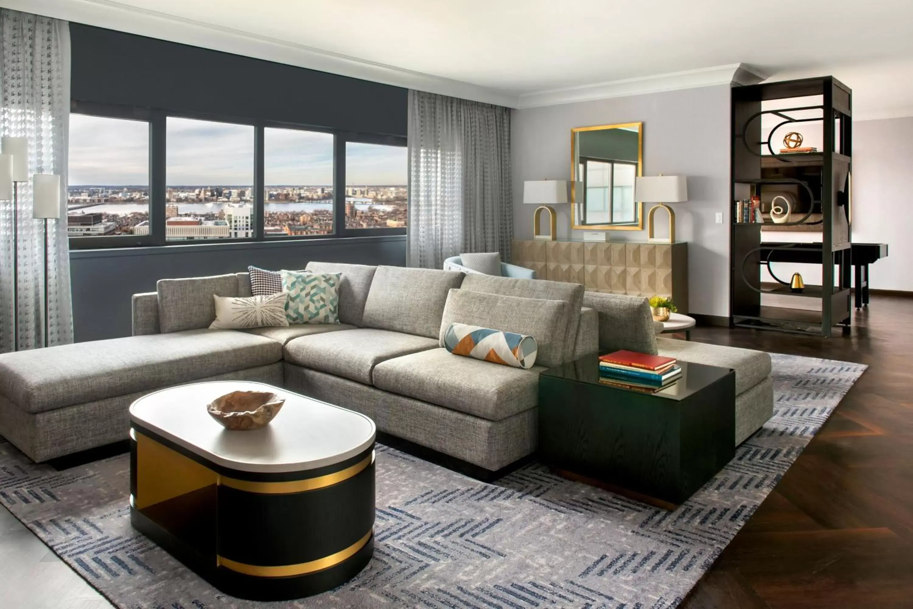 Living room, Seating Area in Boston Marriott Copley Place