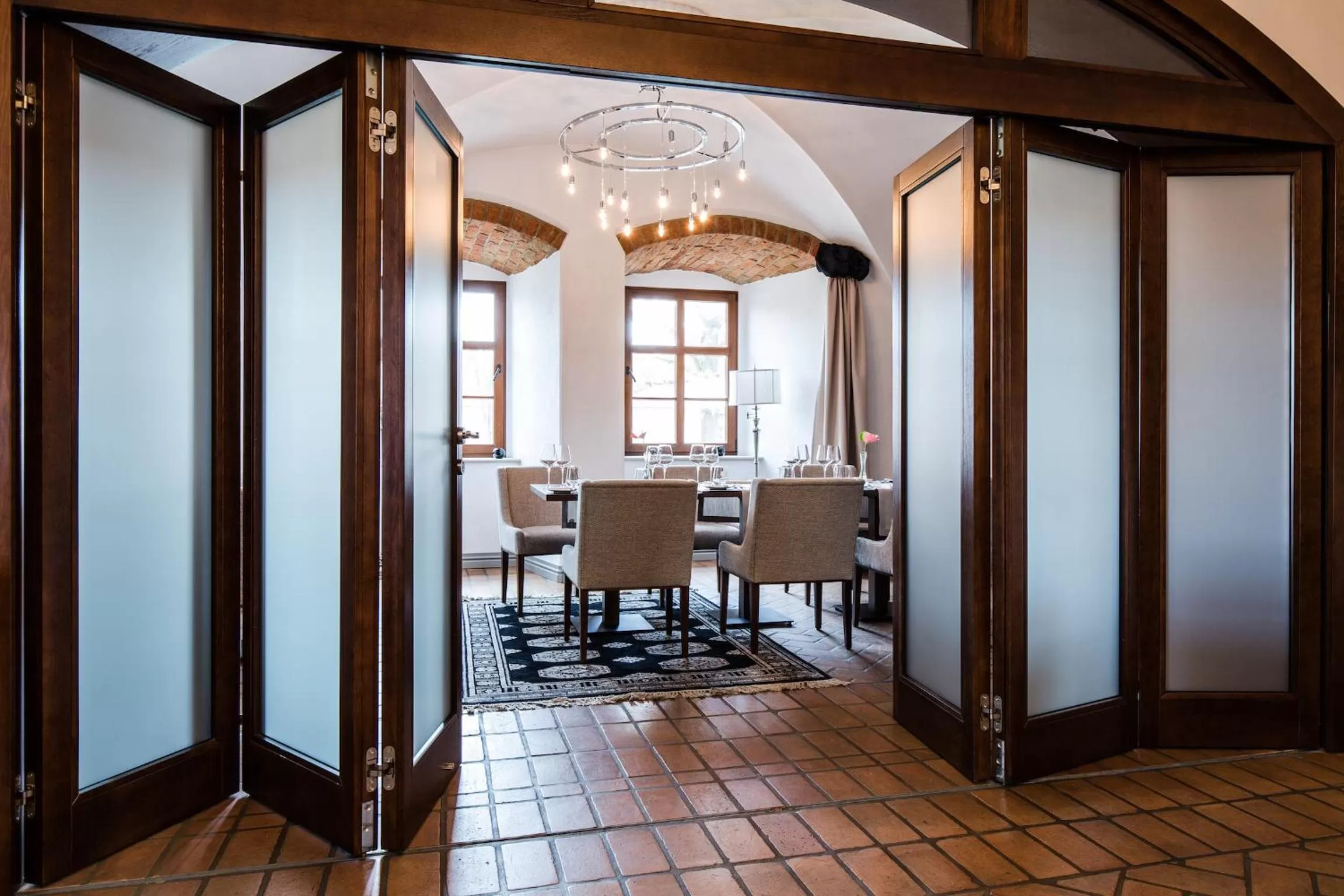 Dining area in Zamek Topacz