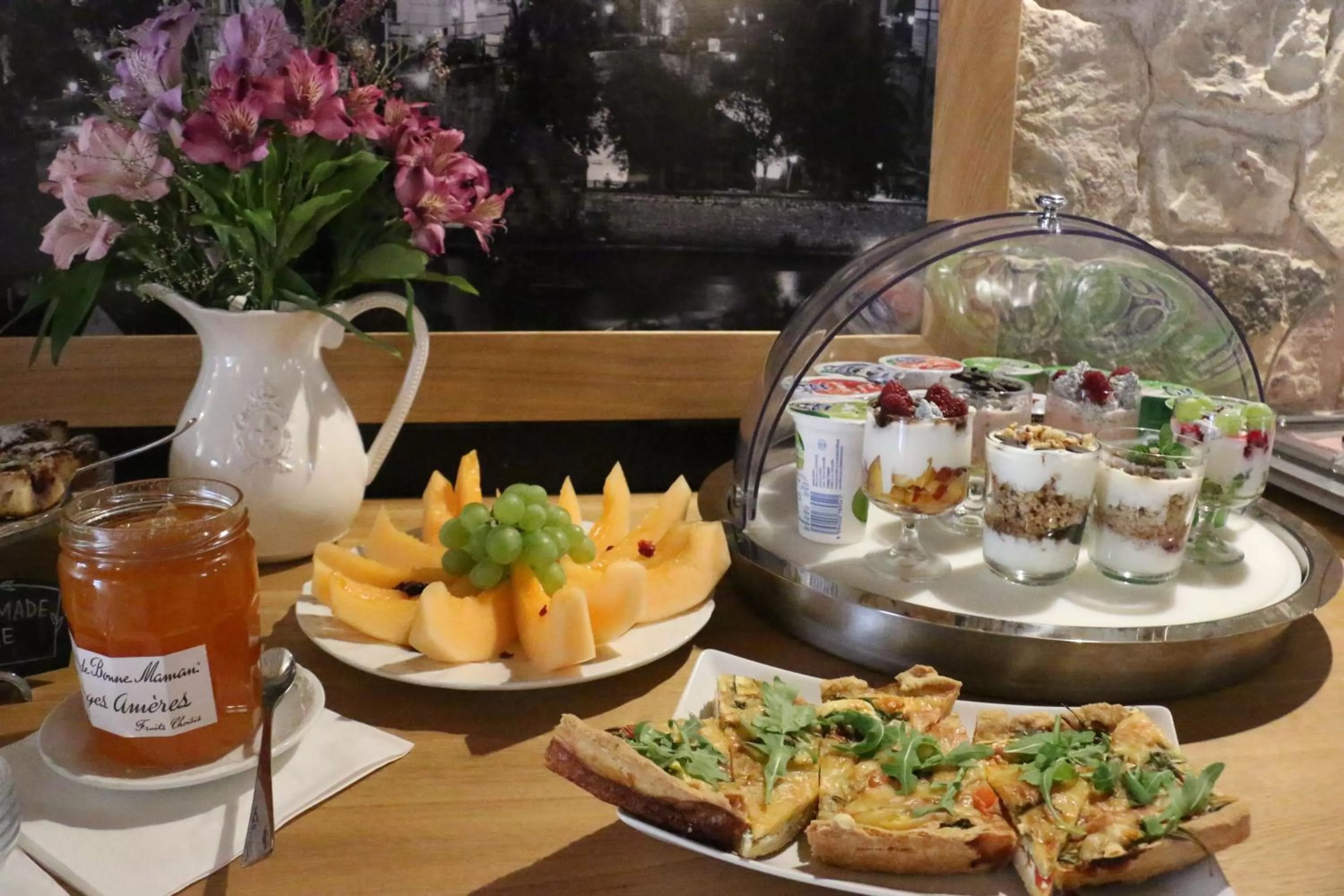 Buffet breakfast in Hotel At the White Lily