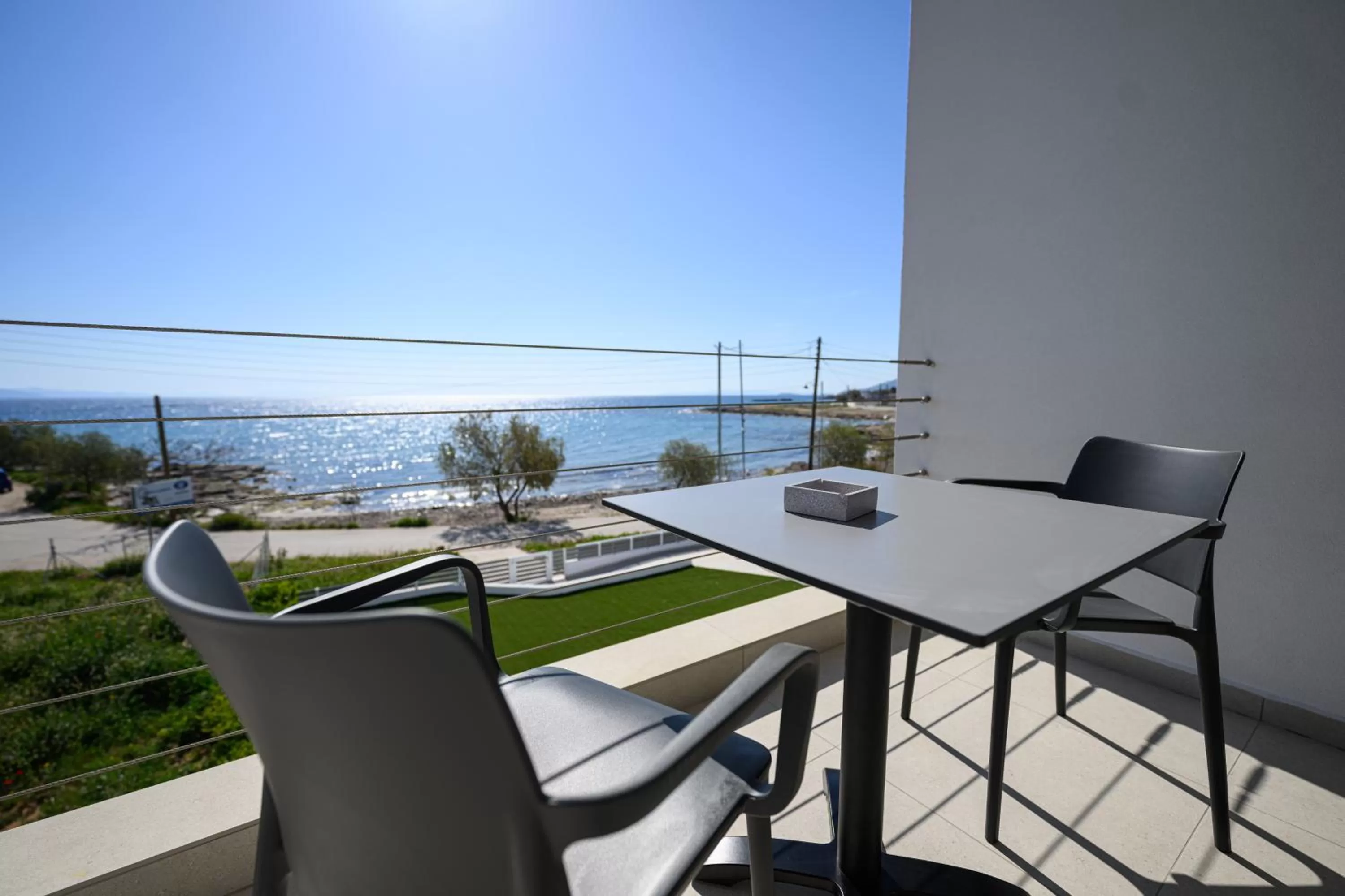Balcony/Terrace in CUBES ON THE BEACH Athens Airport
