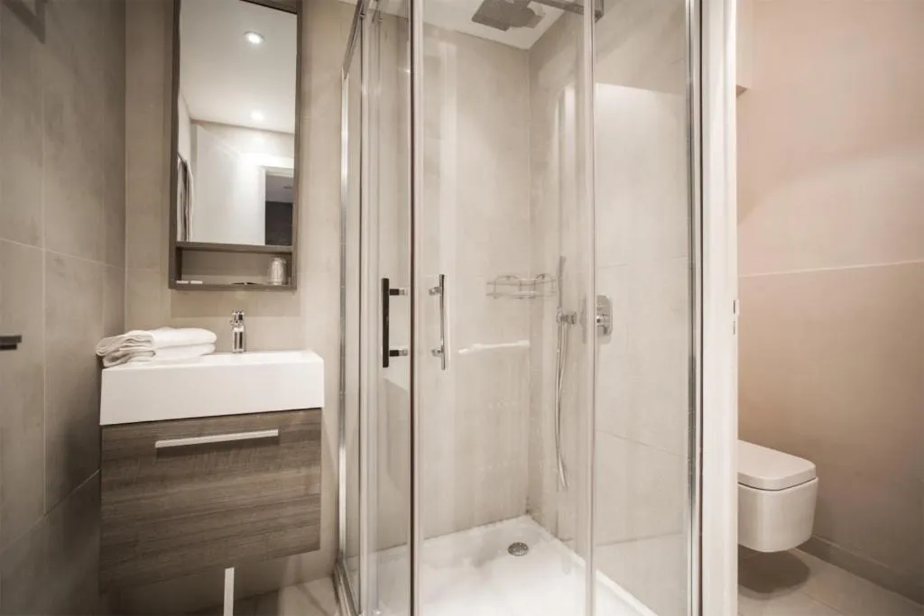 Bathroom in Hotel Schtak