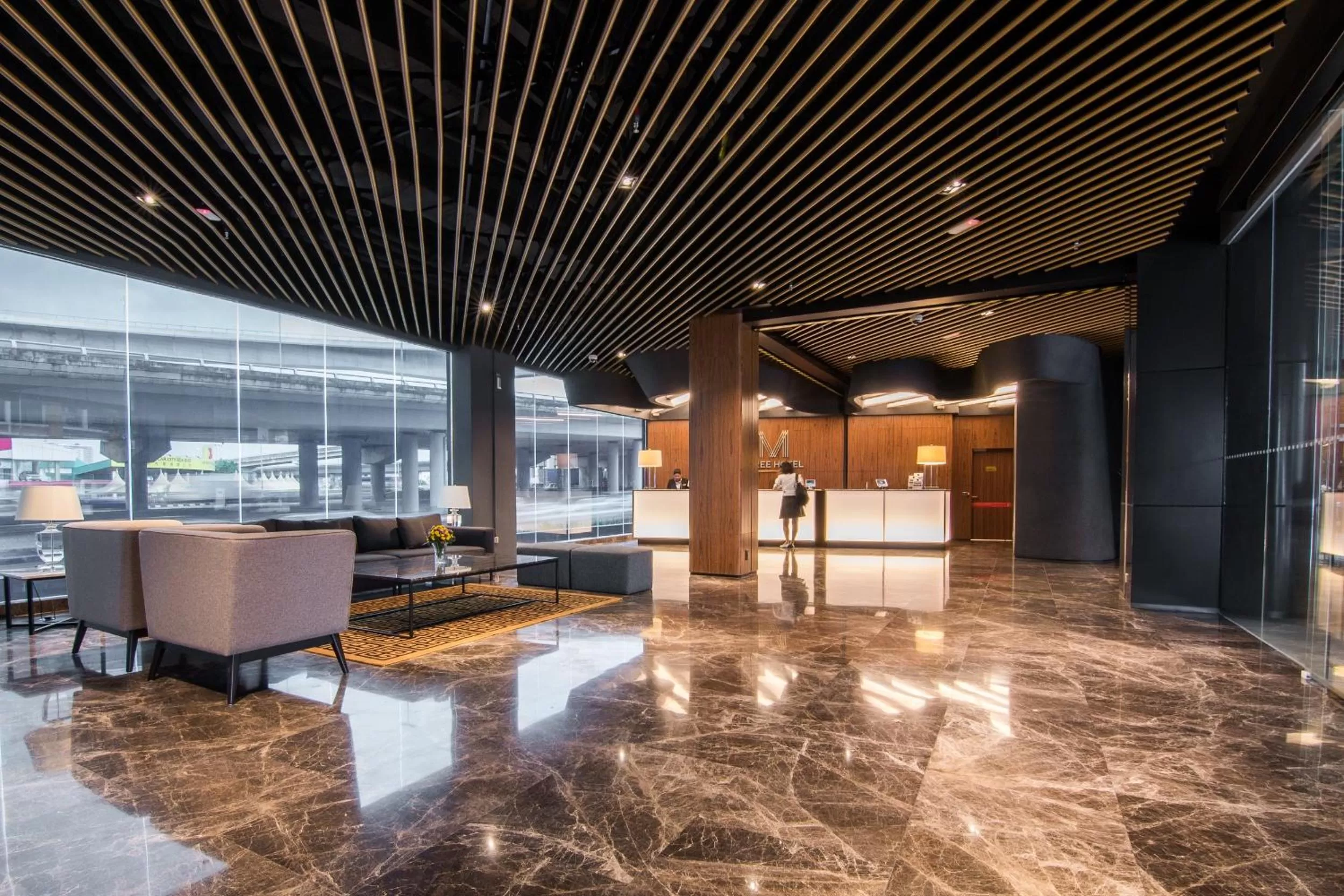 Lobby or reception in MTREE Hotel