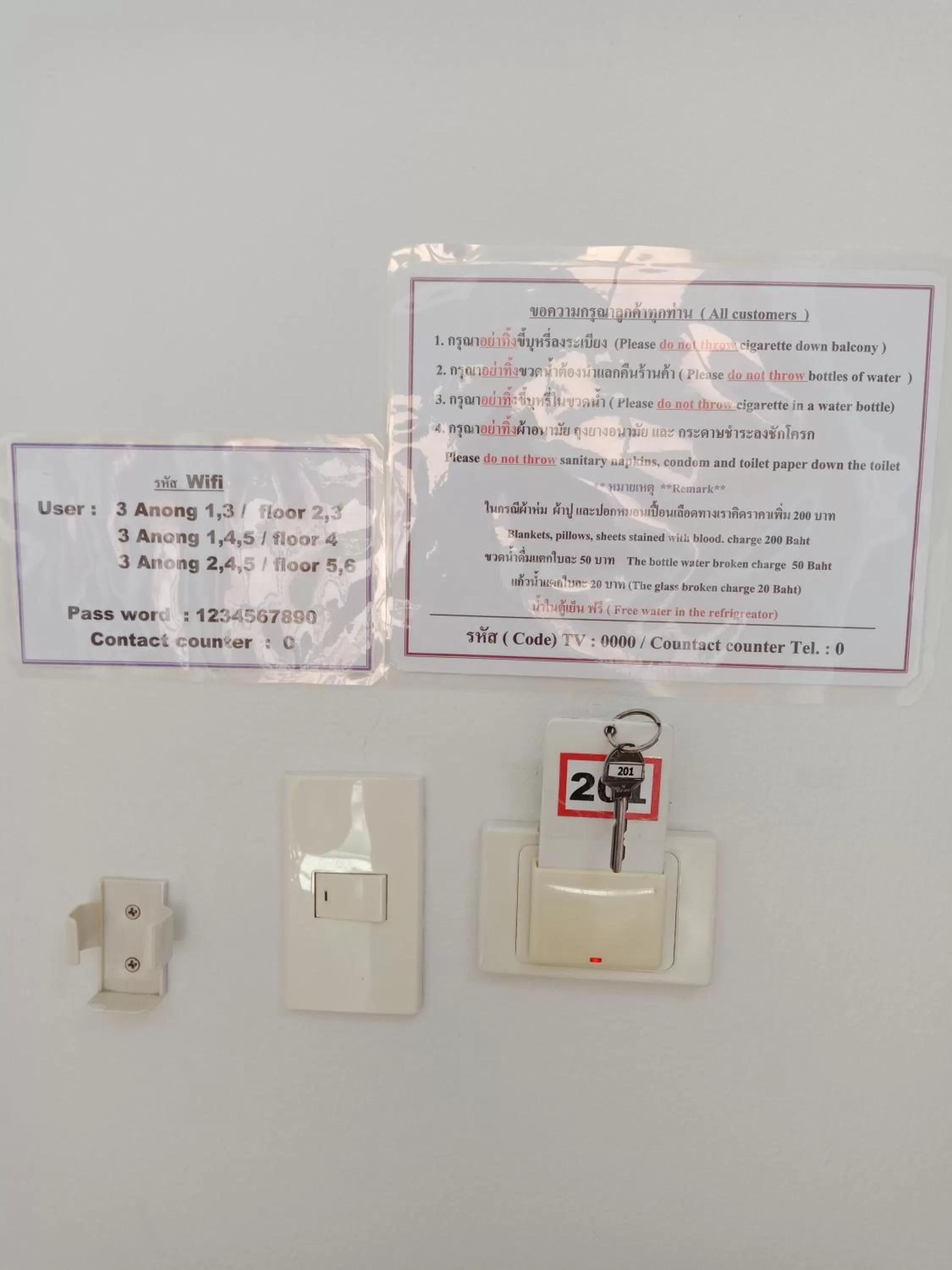 Floor Plan in Baanpak Sam Anong