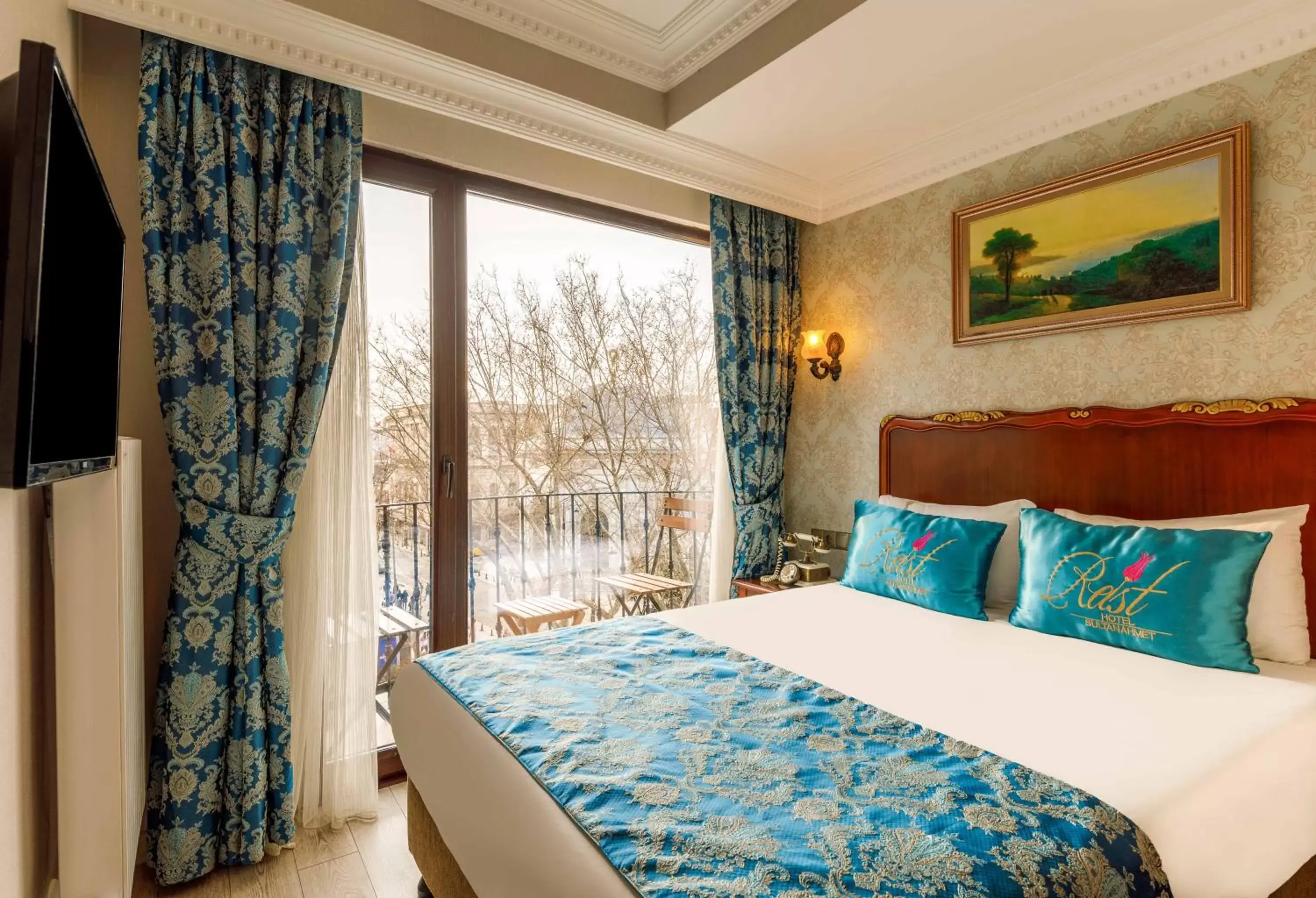 Bed in Rast Hotel Sultanahmet