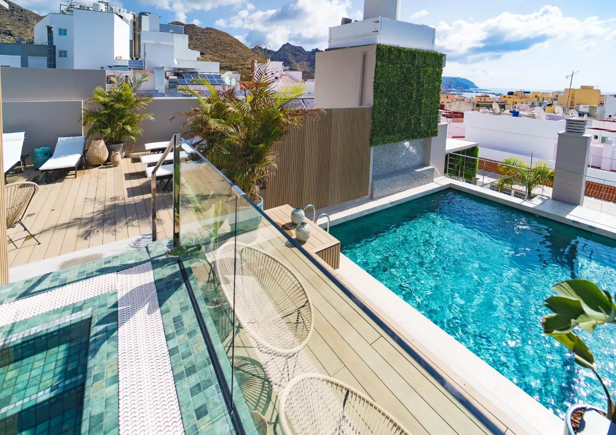 Balcony/Terrace, Swimming Pool in Hotel Taburiente S.C.Tenerife