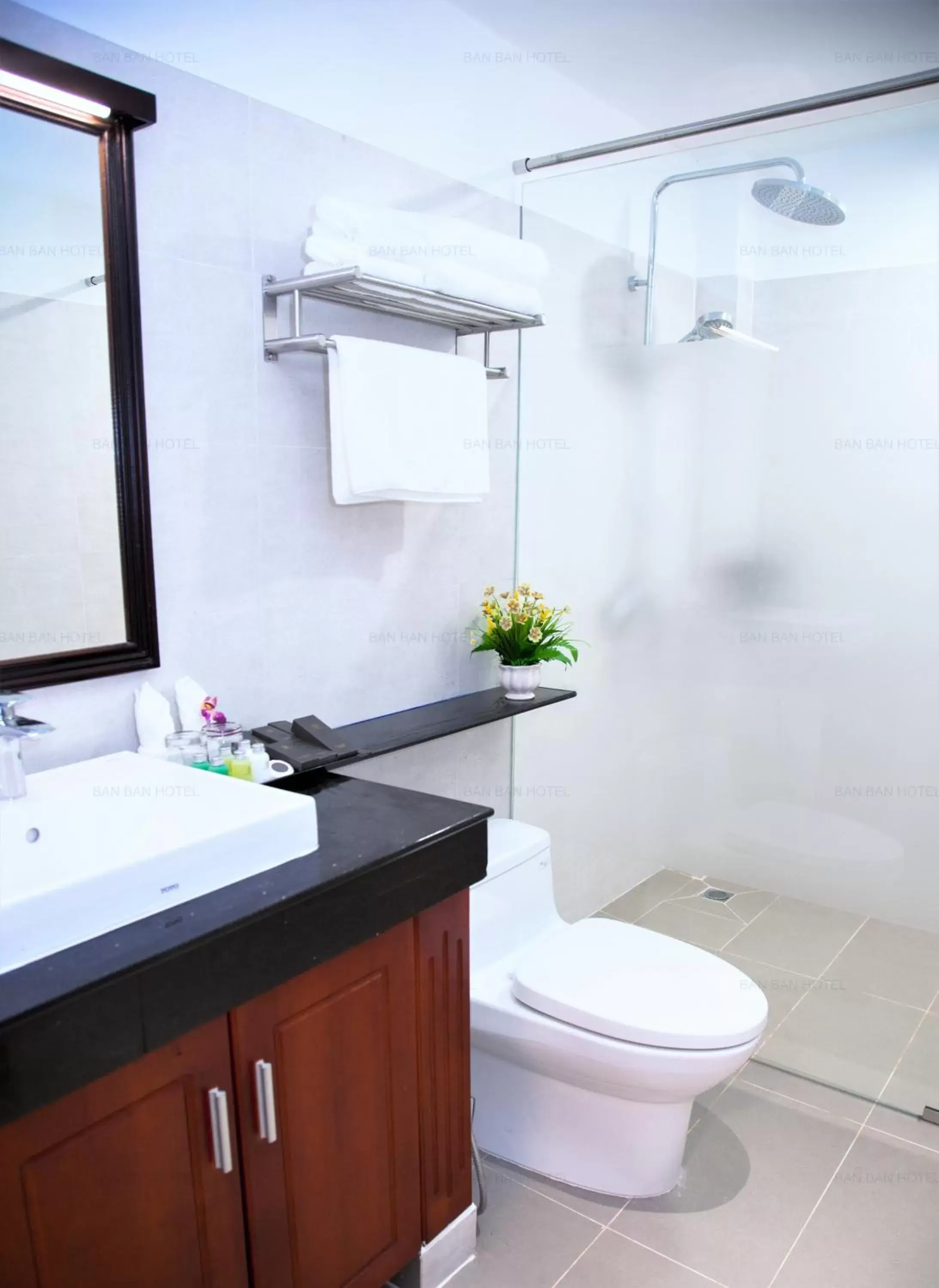 Shower in Ban Ban Hotel Shower in Ban Ban Hotel