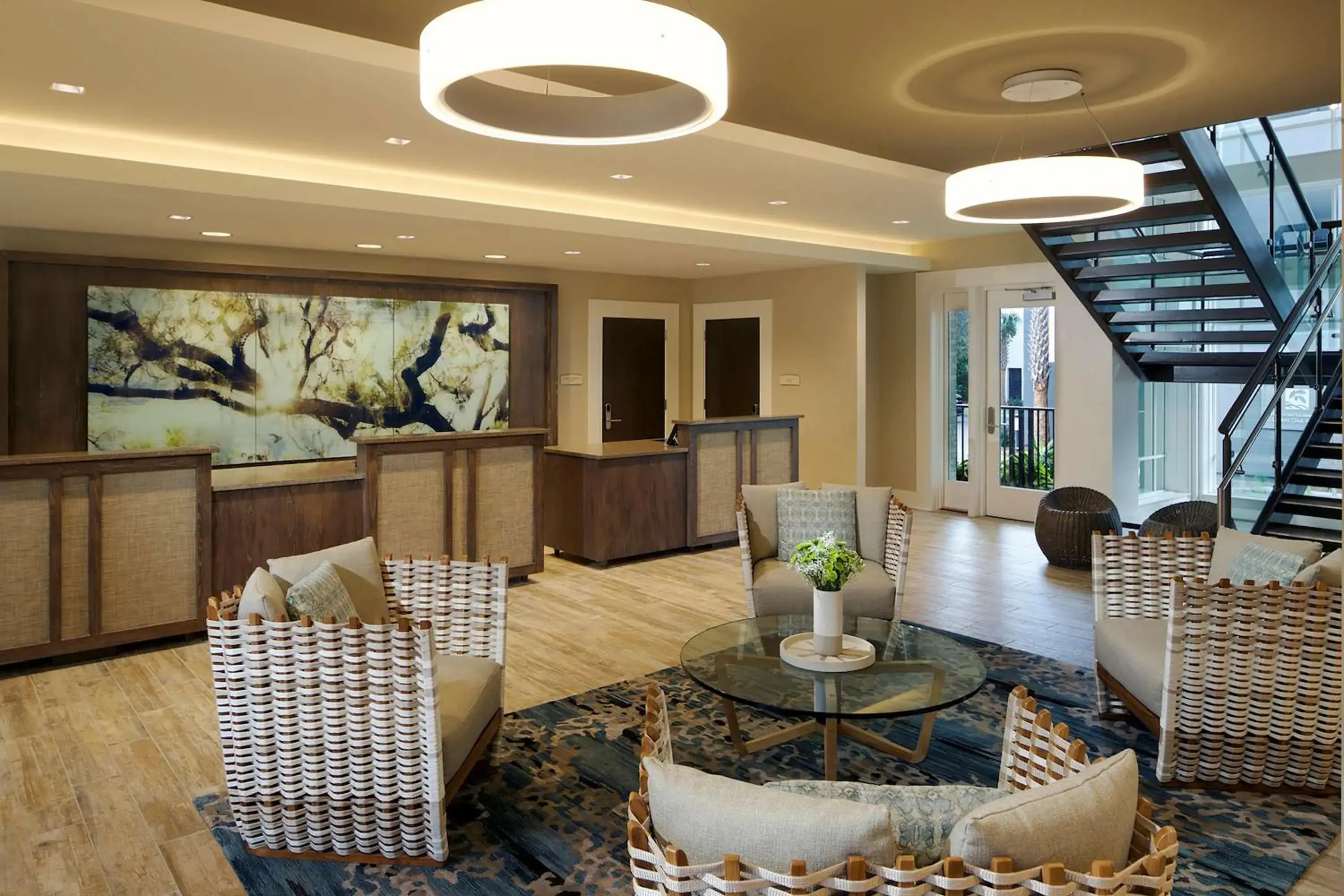 Lobby or reception in Hilton Grand Vacations Club Ocean Oak Resort Hilton Head Lobby or reception in Hilton Grand Vacations Club Ocean Oak Resort Hilton Head