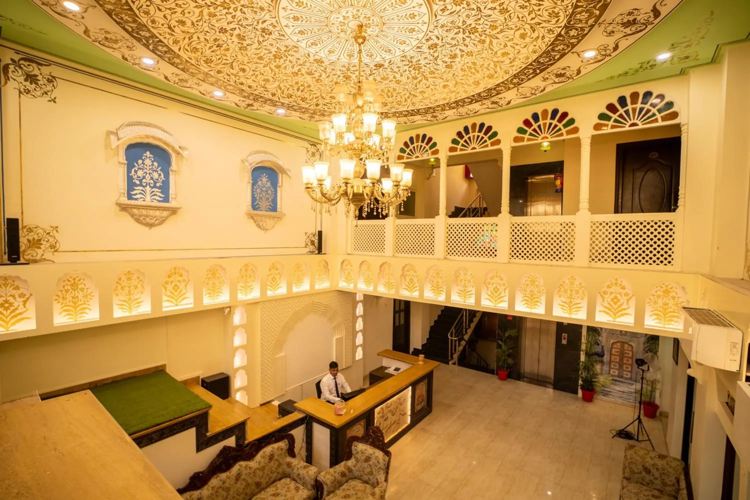 Lobby or reception in Hotel Laxmi Niwas