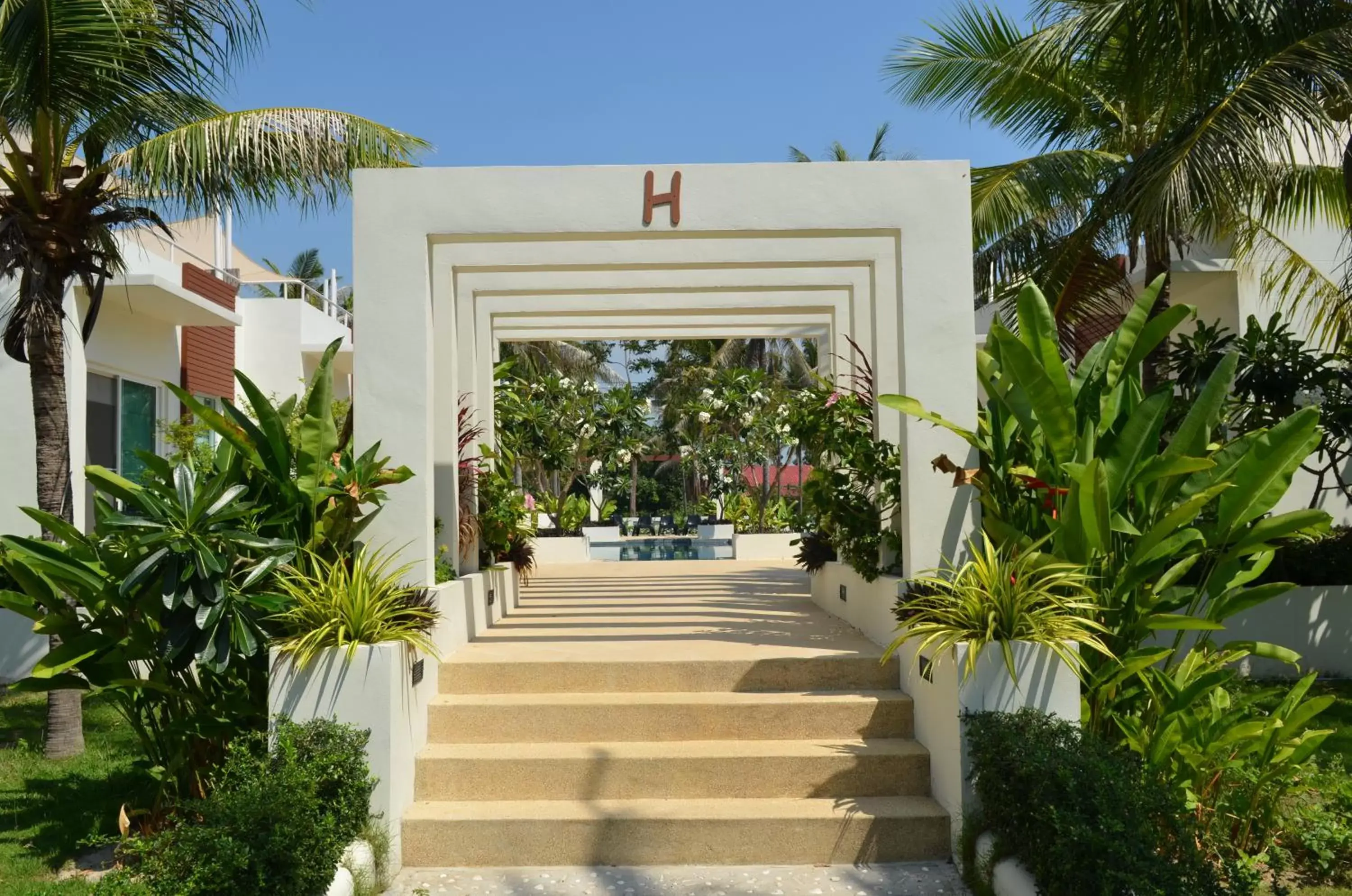 Facade/entrance in The Beach Village Resort