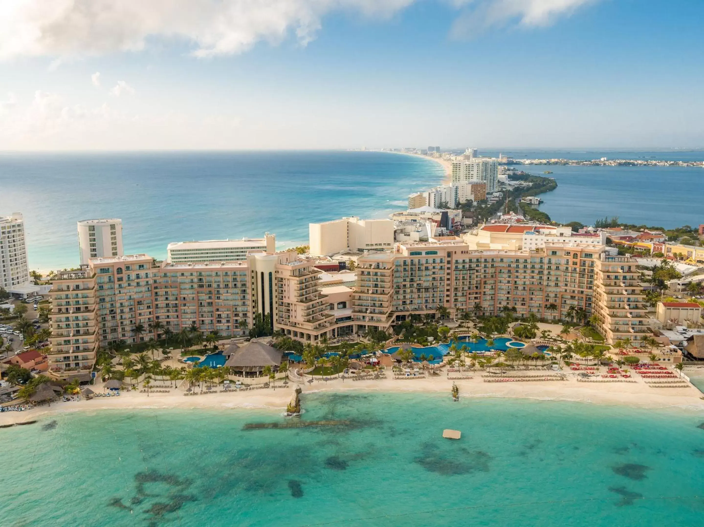 View (from property/room), Bird's-eye View in Grand Fiesta Americana Coral Beach Cancun - All Inclusive