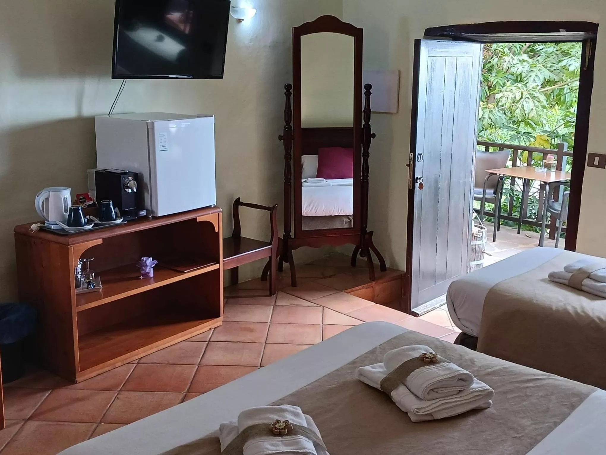 Bedroom, Bed in Hotel Rural La Raya 1866