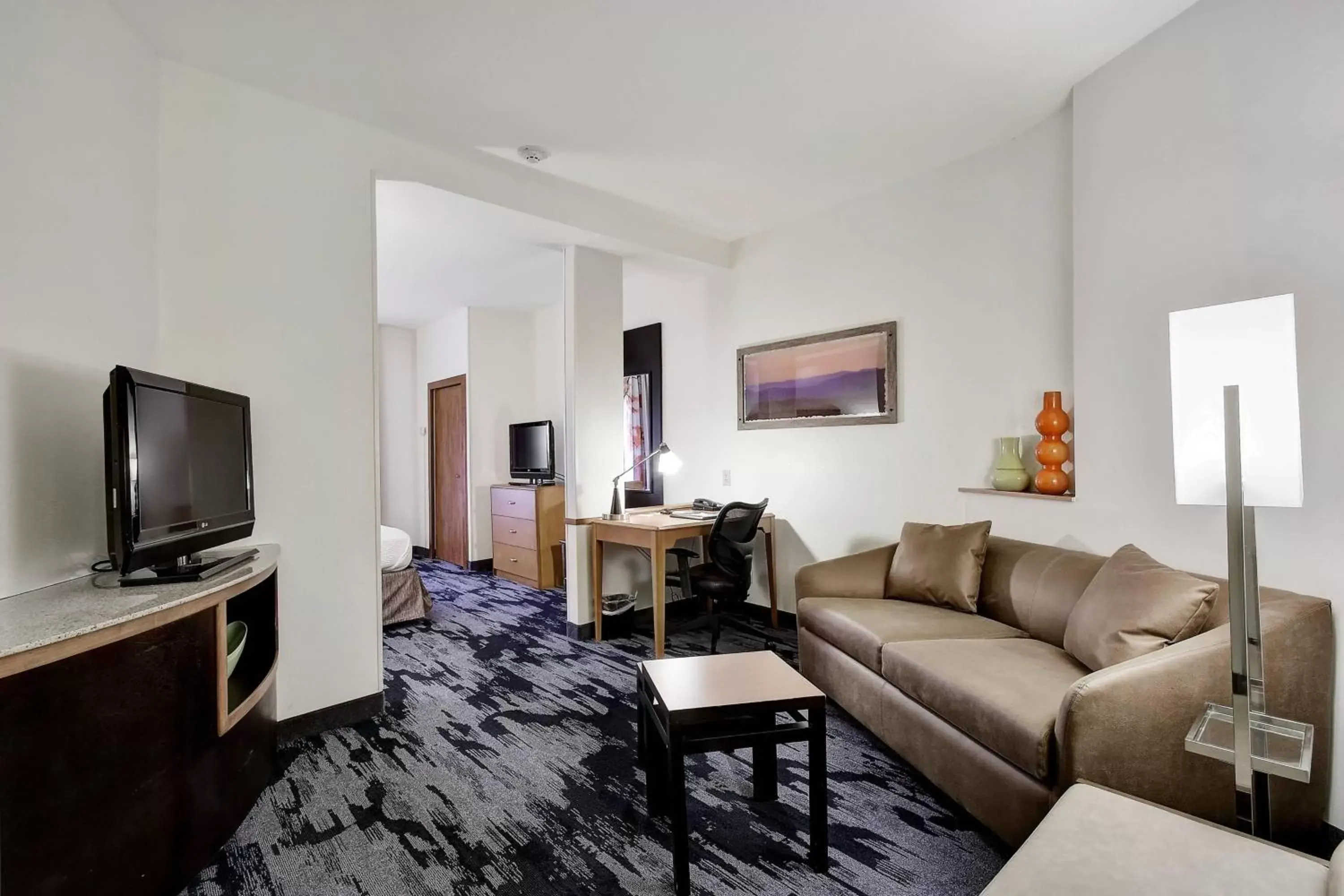 Living room, Seating Area in Fairfield Inn and Suites by Marriott San Antonio Boerne