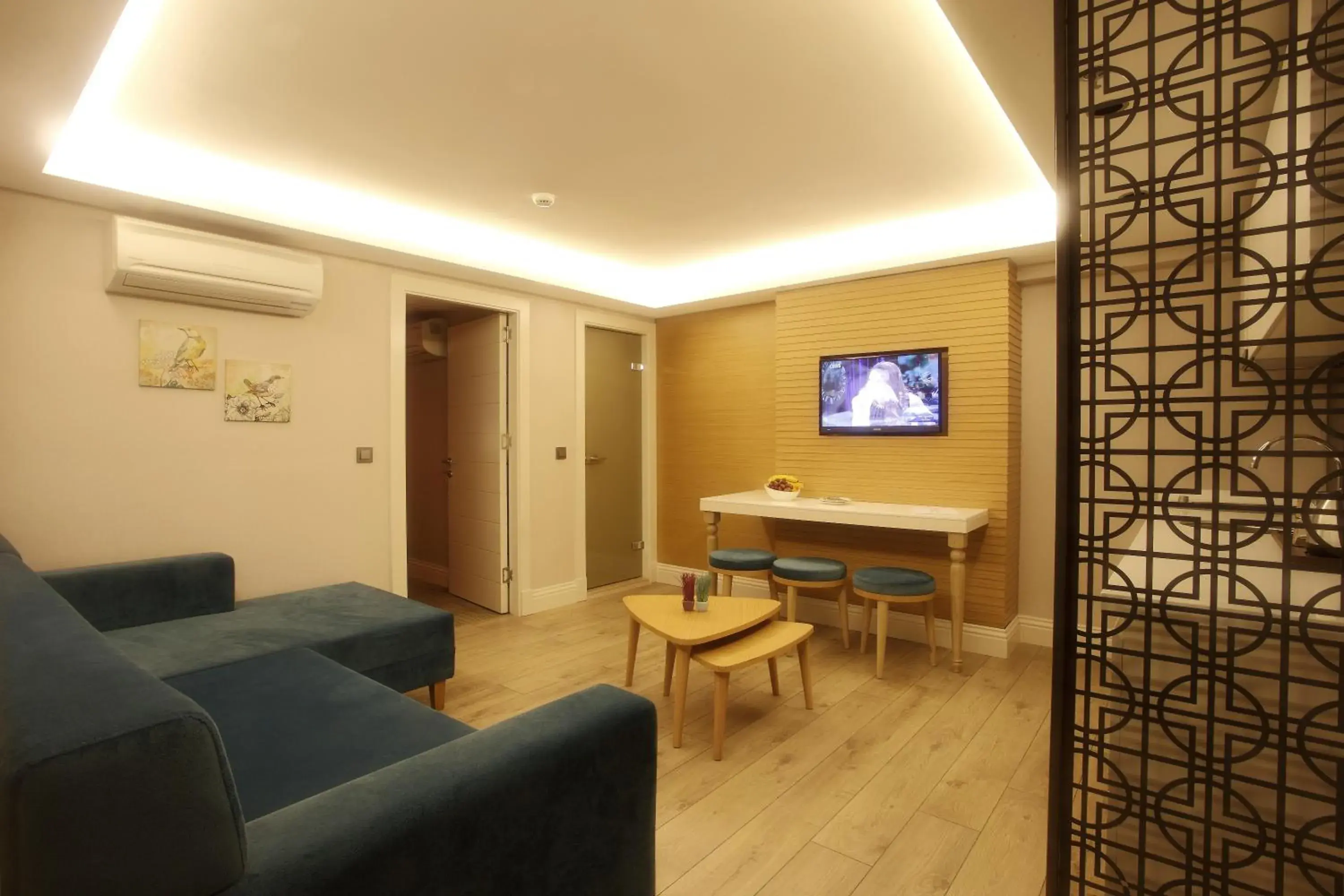 TV and multimedia, Seating Area in Carina Park Suites Nisantasi