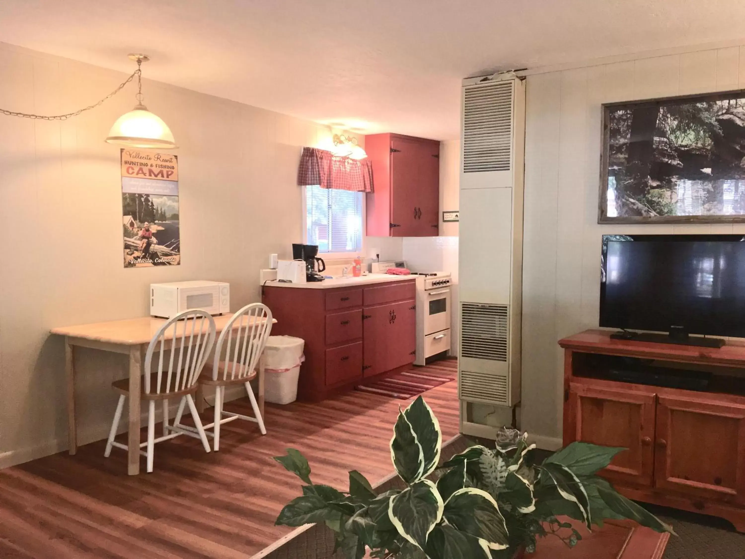 Kitchen or kitchenette, TV/Entertainment Center in JW Vallecito