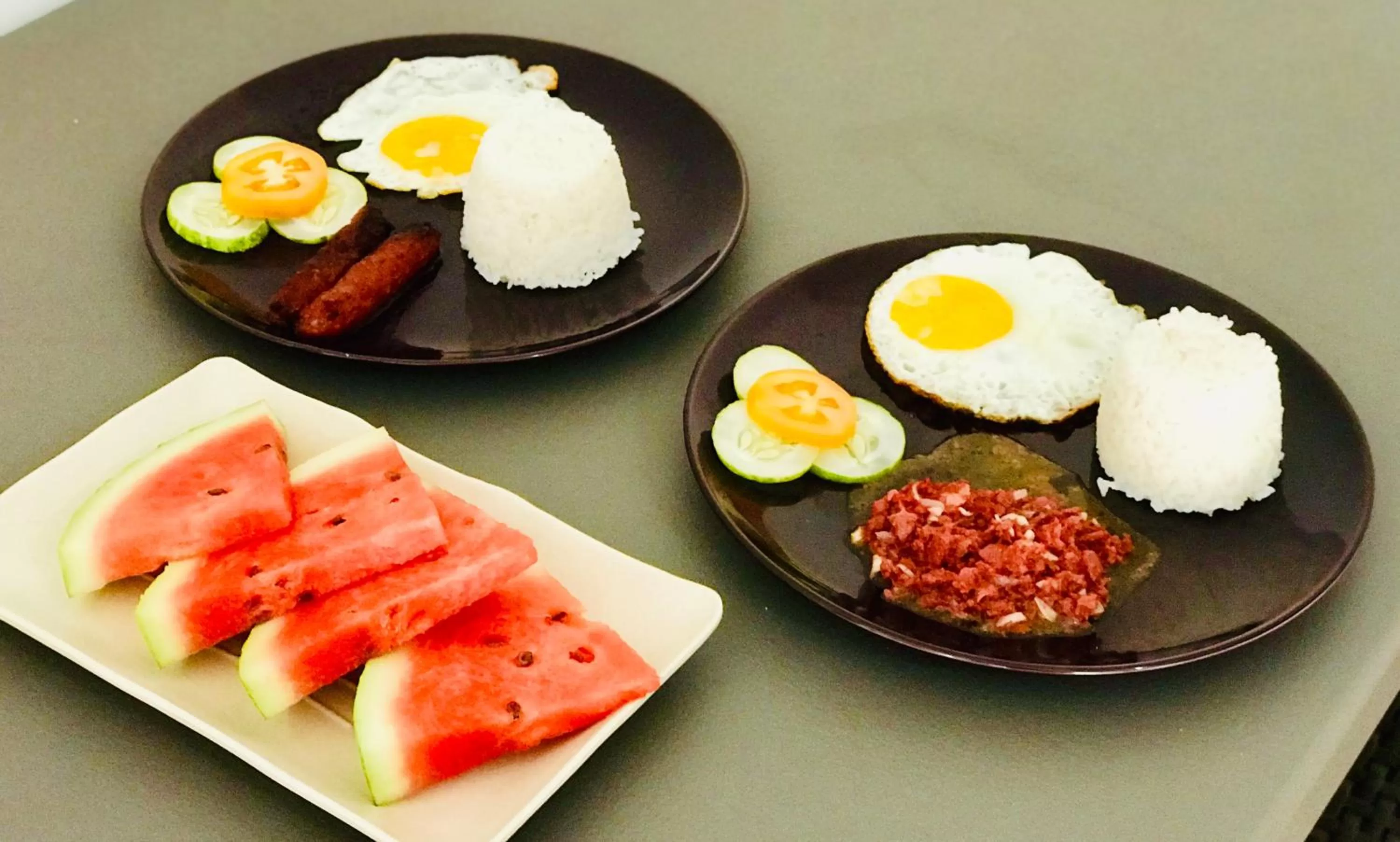 Asian breakfast in El Terraza Suite