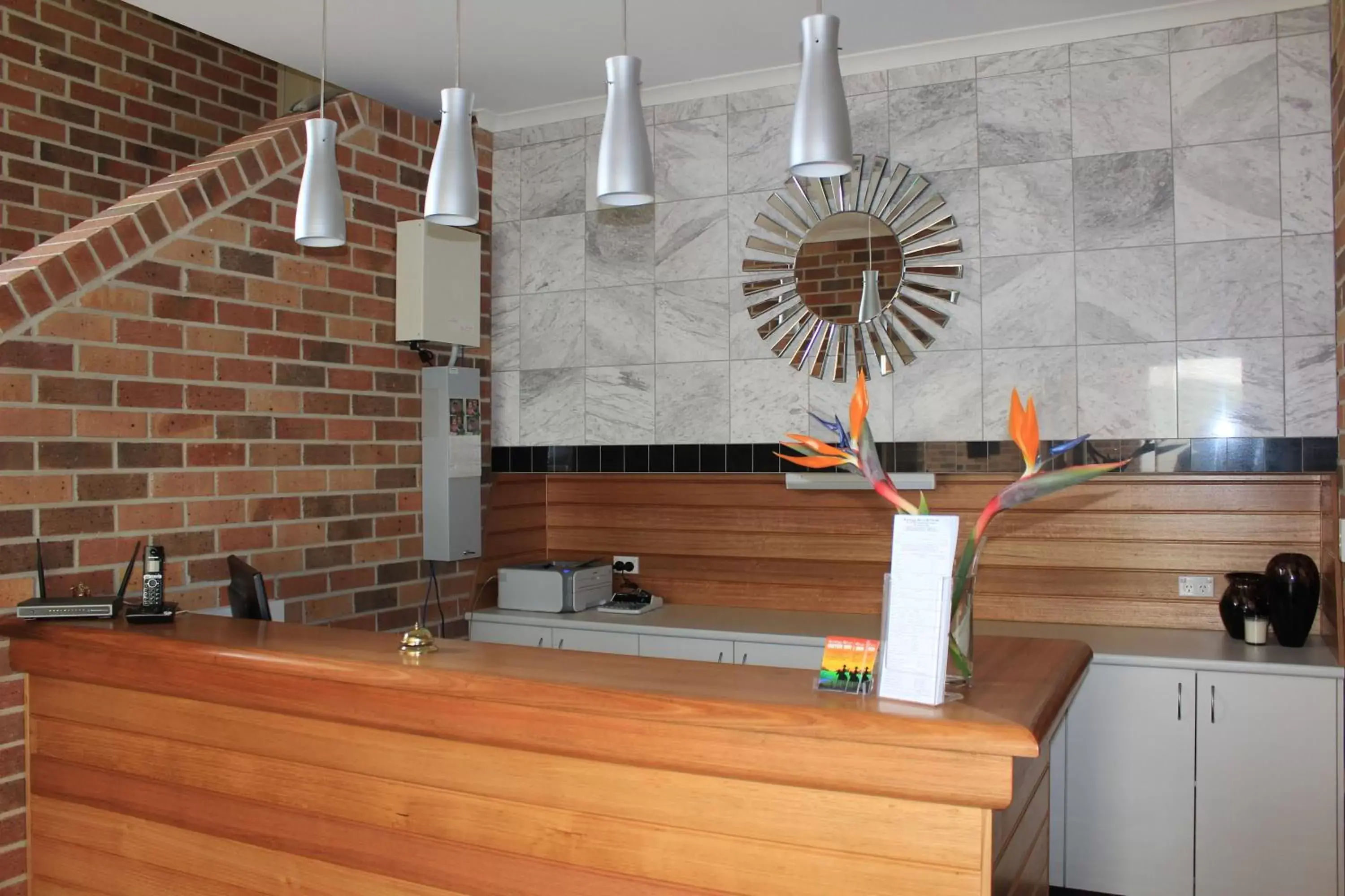 Lobby or reception in Heritage River Motor Inn Lobby or reception in Heritage River Motor Inn