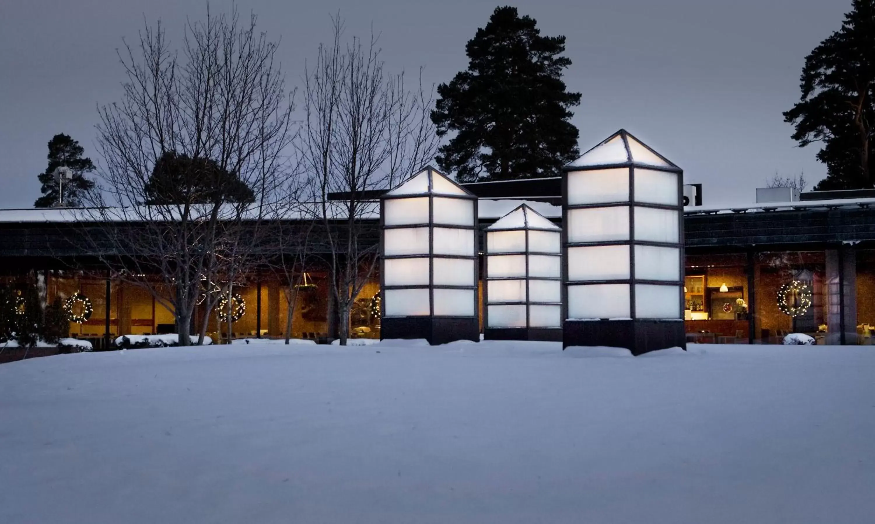 Property building, Winter in Hotel Hanasaari