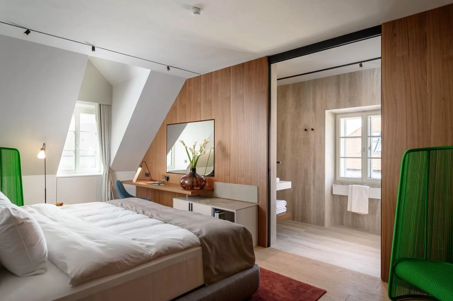 Bed in Zlata Ladjica Boutique Hotel