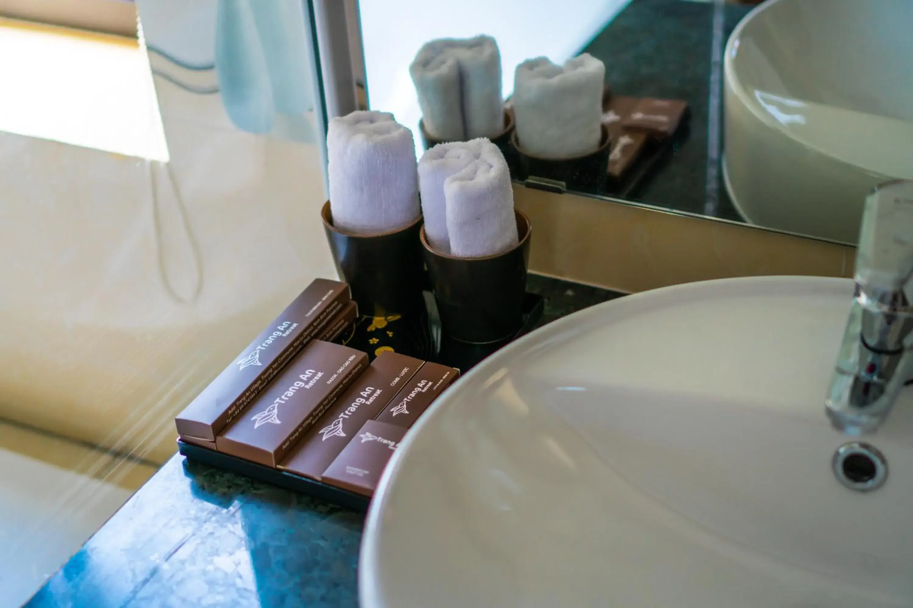 Bathroom in Trang An Retreat