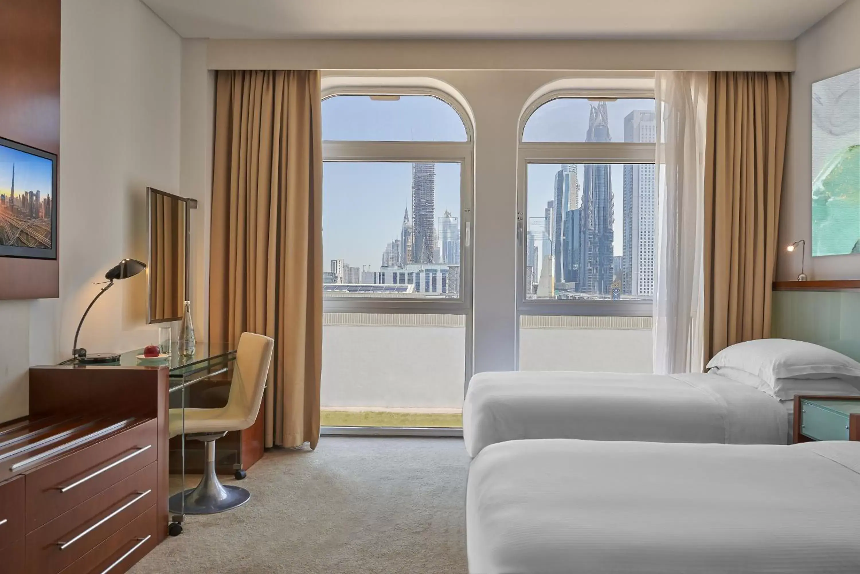 Bed in Villa Rotana - Dubai