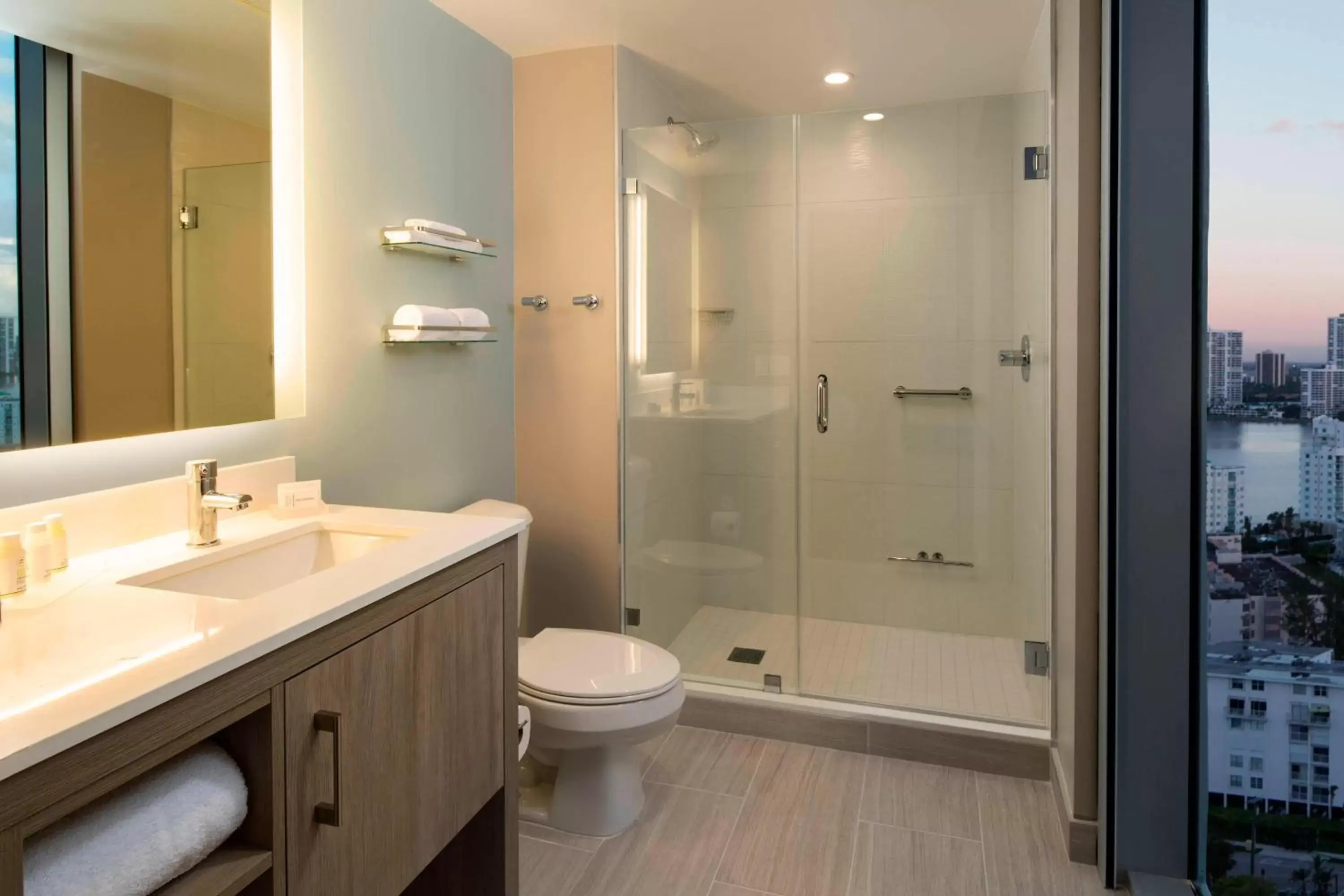 Bathroom in Residence Inn Miami Sunny Isles Beach