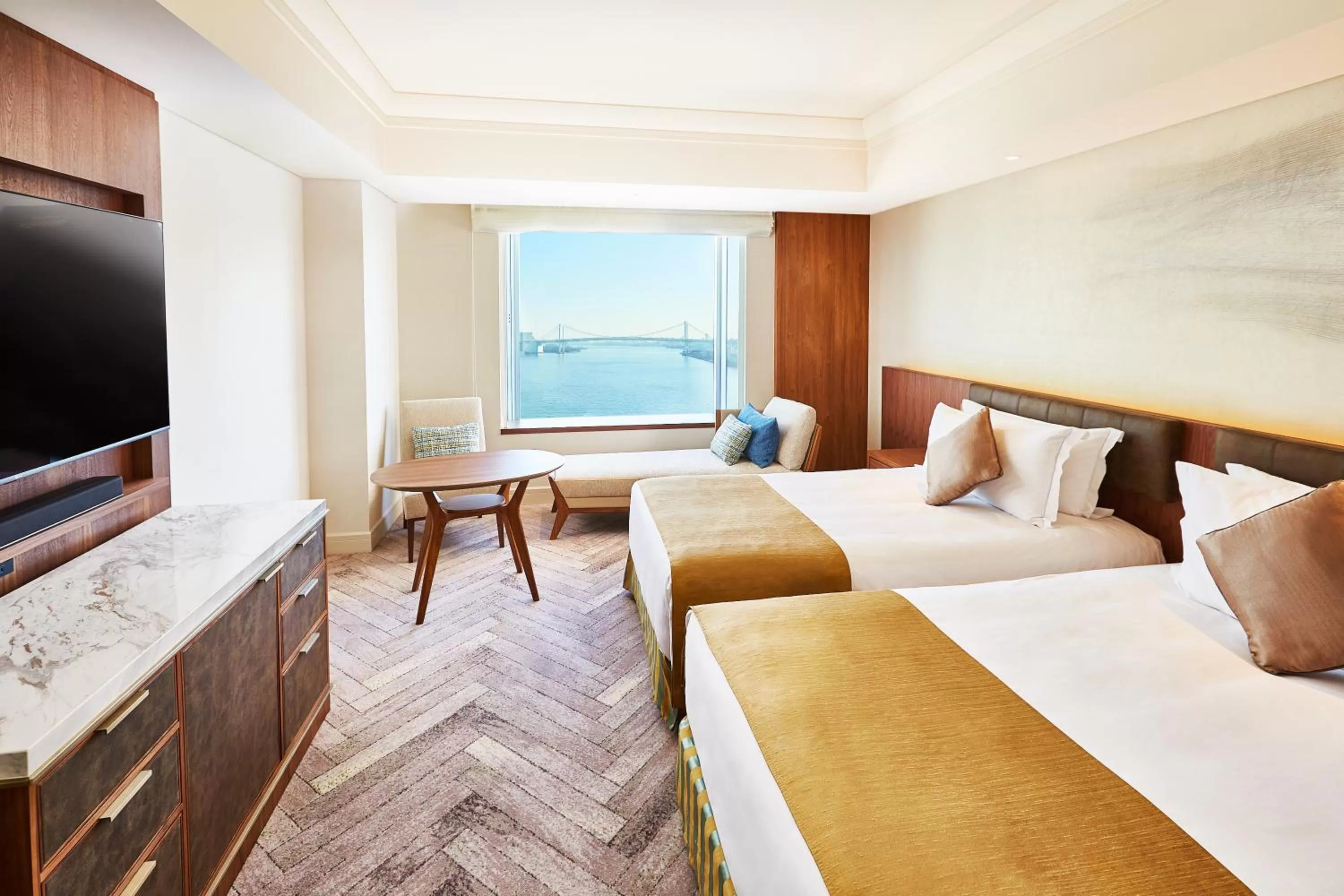 Bed in InterContinental Tokyo Bay by IHG