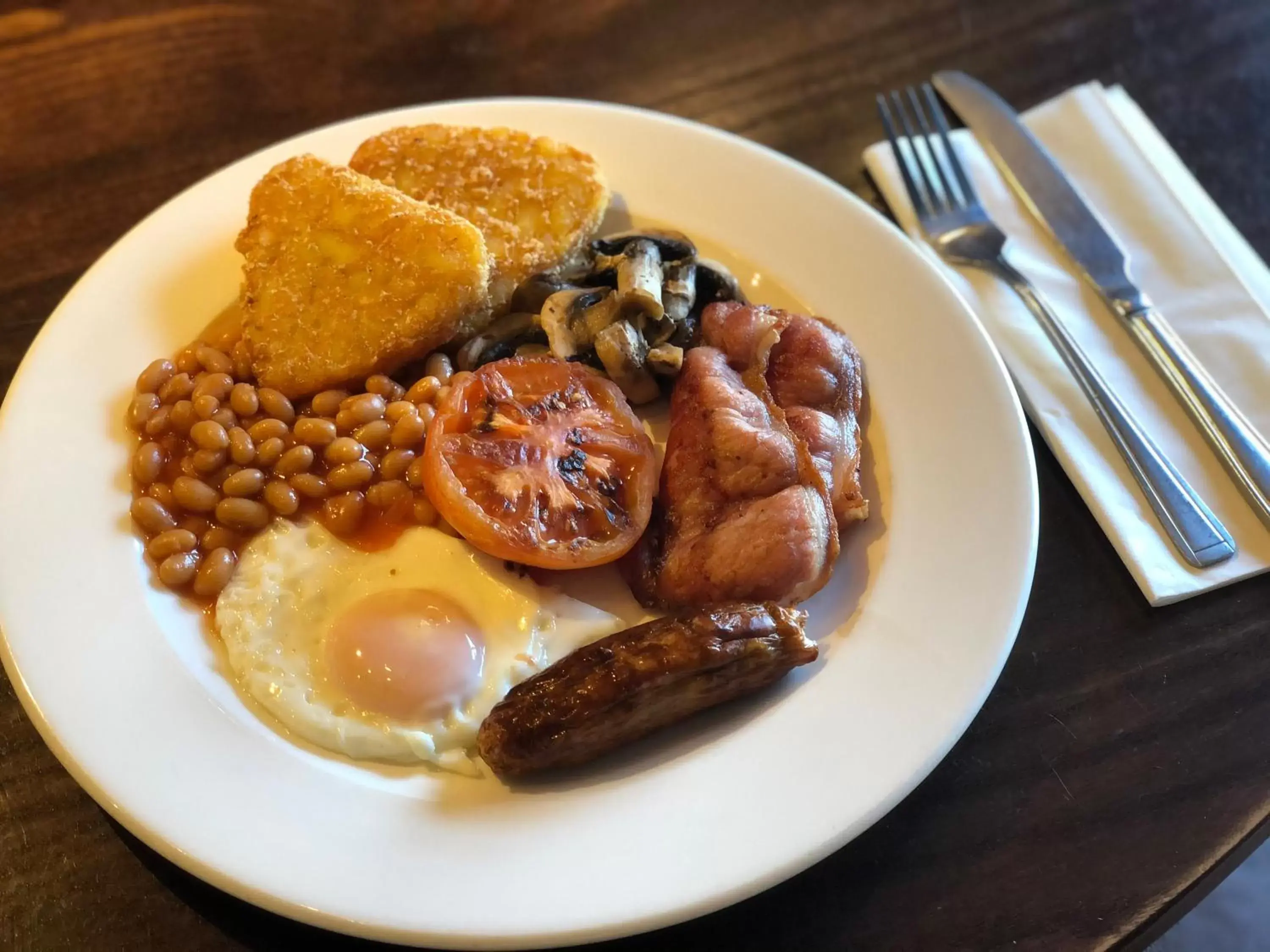 English/Irish breakfast, Food in The Bay Horse Hotel