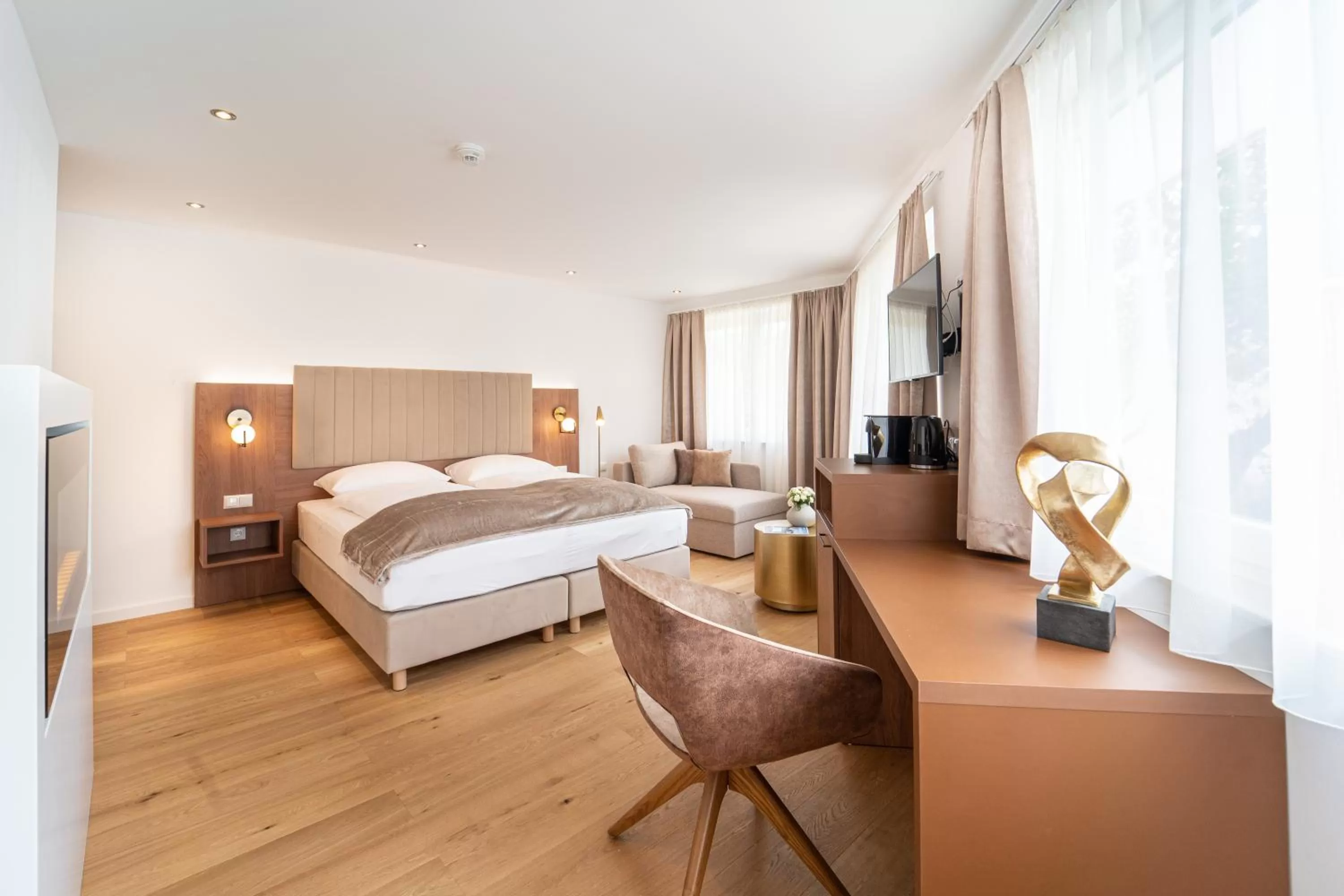 Bedroom, Bed in das mondsee