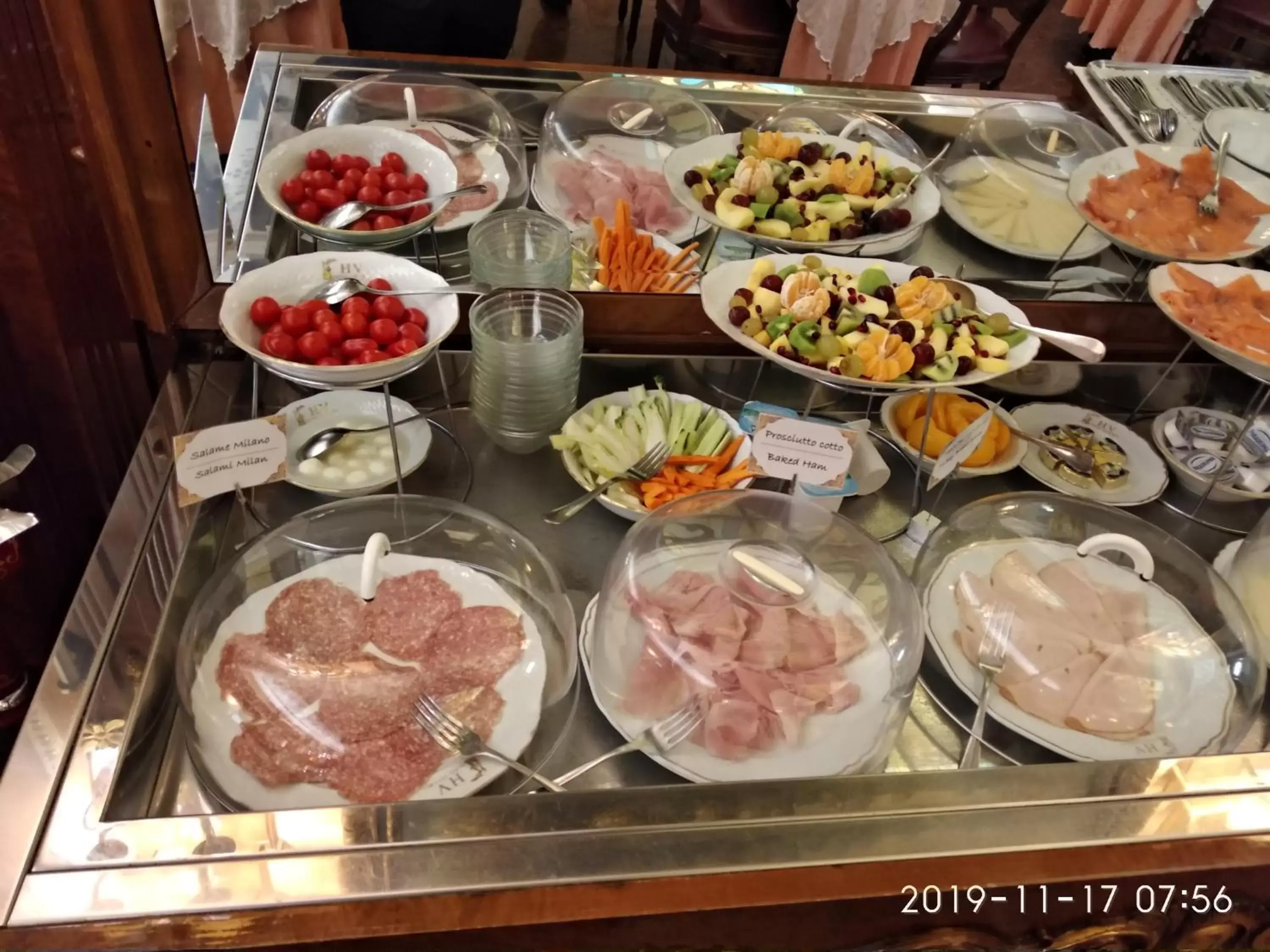 Food and drinks in Hotel Vittoria