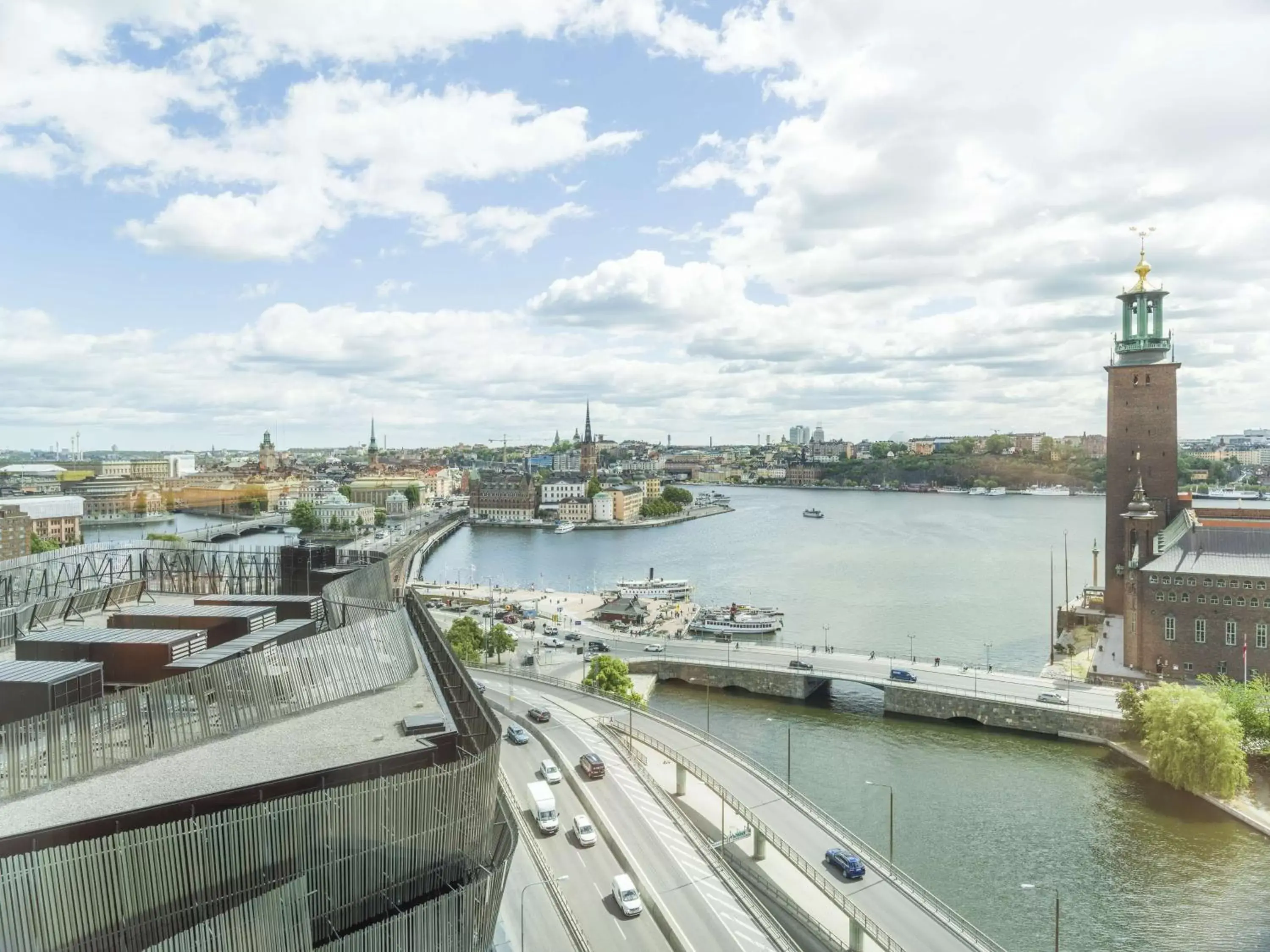 View (from property/room), River View in Radisson Blu Waterfront Hotel, Stockholm