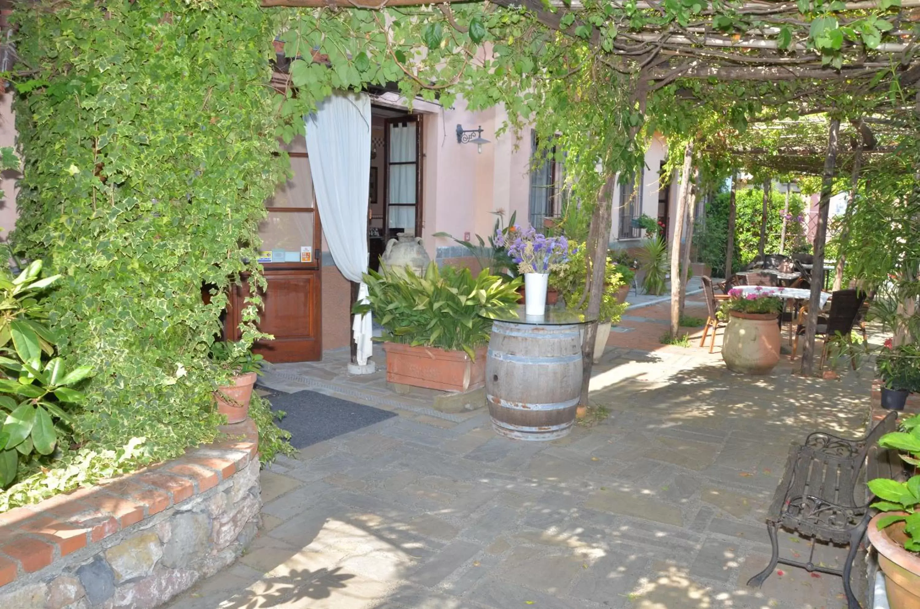 Patio in Locanda Dal Moccia