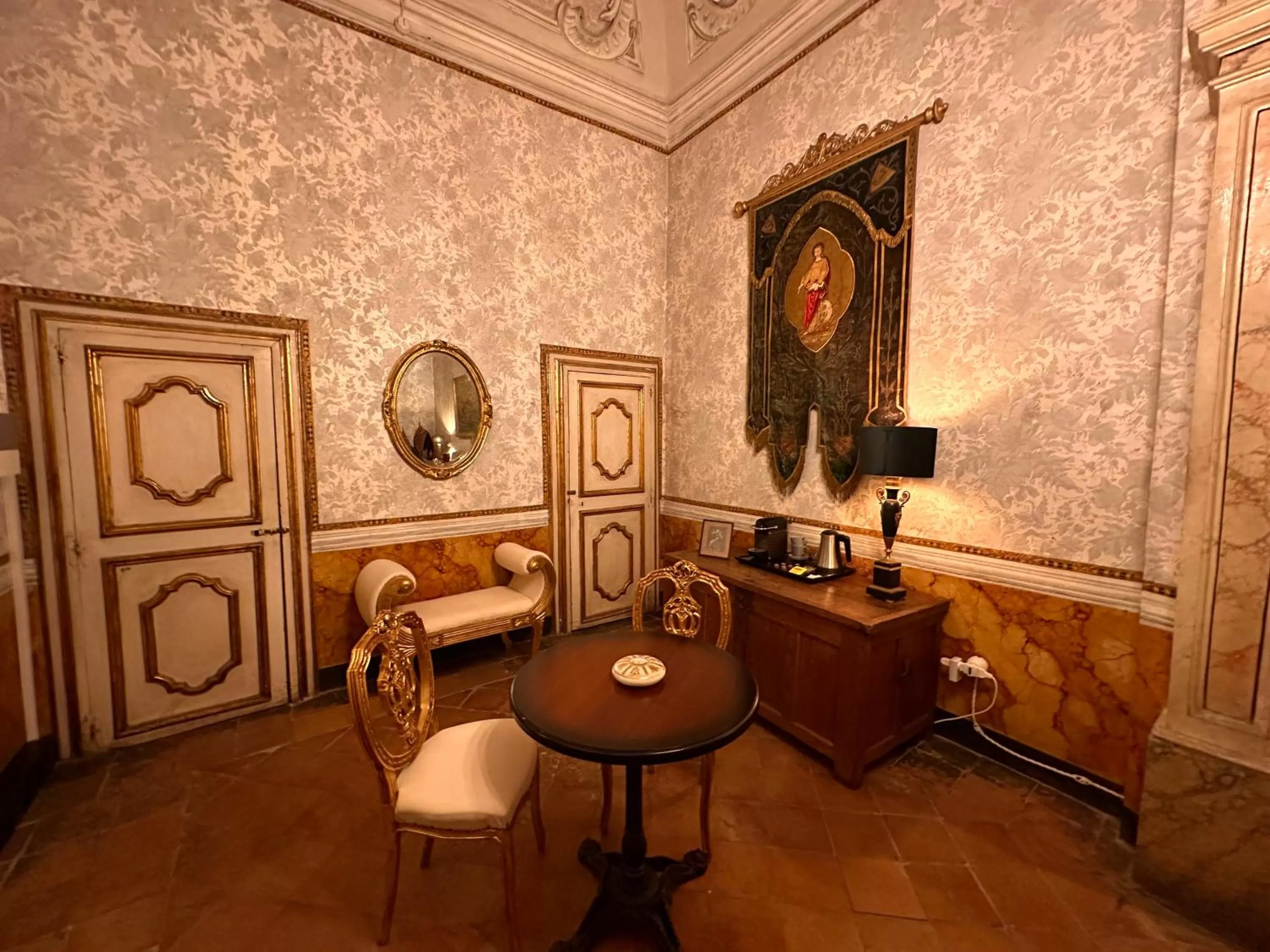 Bedroom in Casa Santangelo Suites