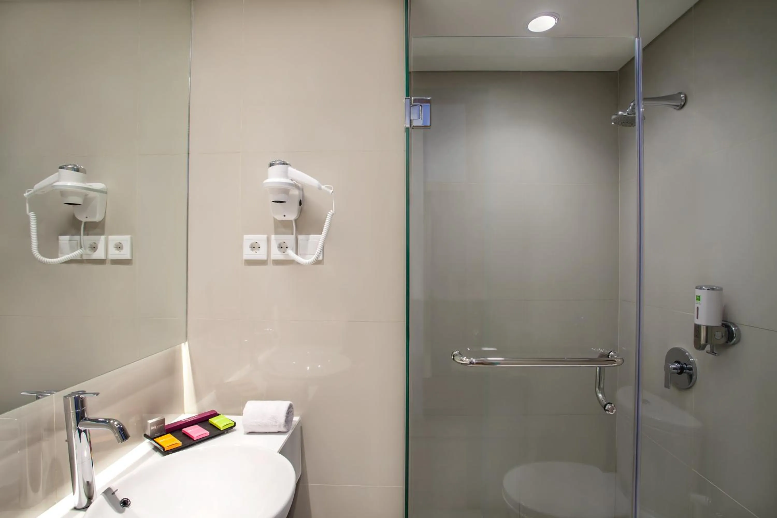 Bathroom in ibis Styles Cikarang